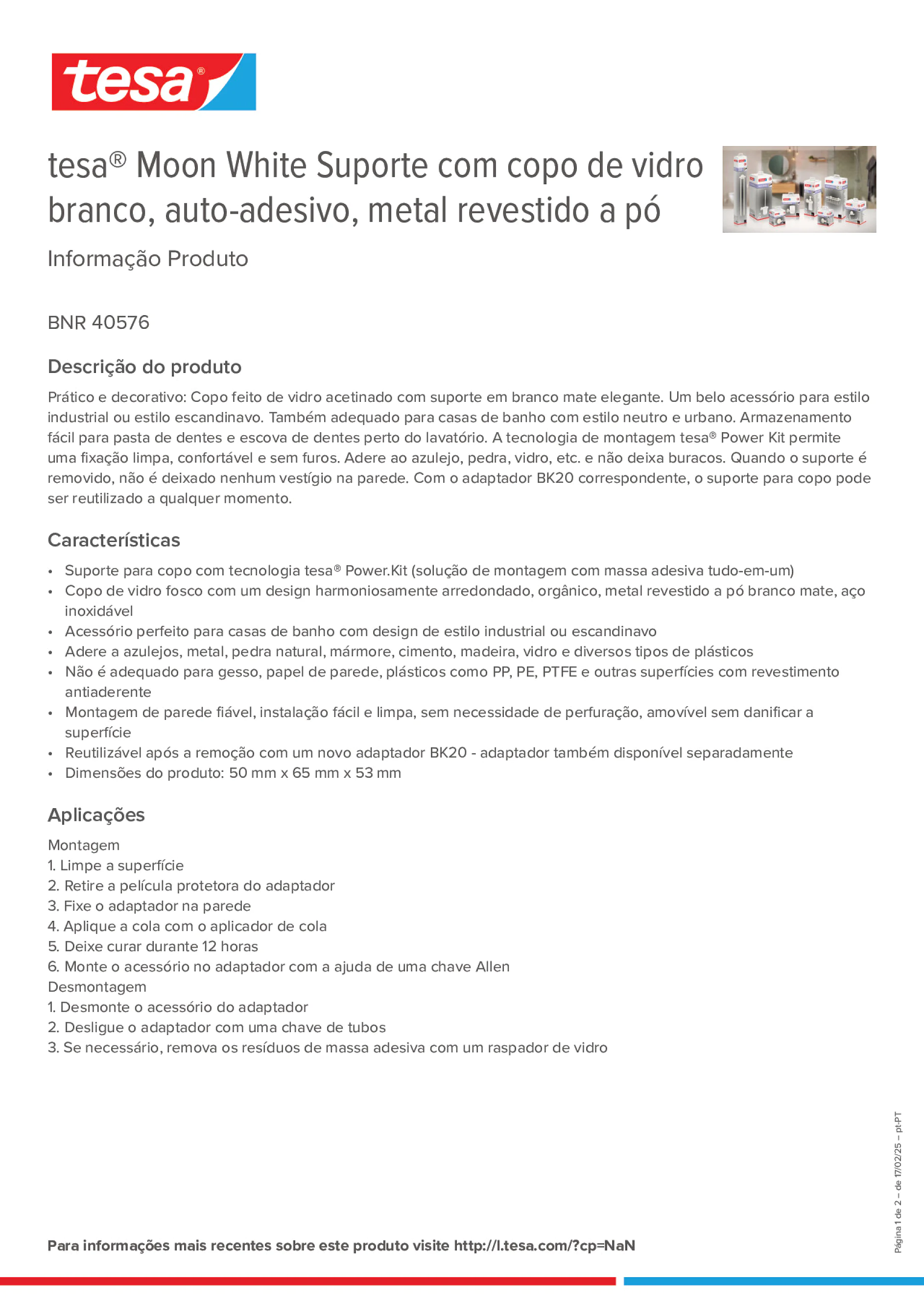 Product information_tesa® 40576_pt-PT