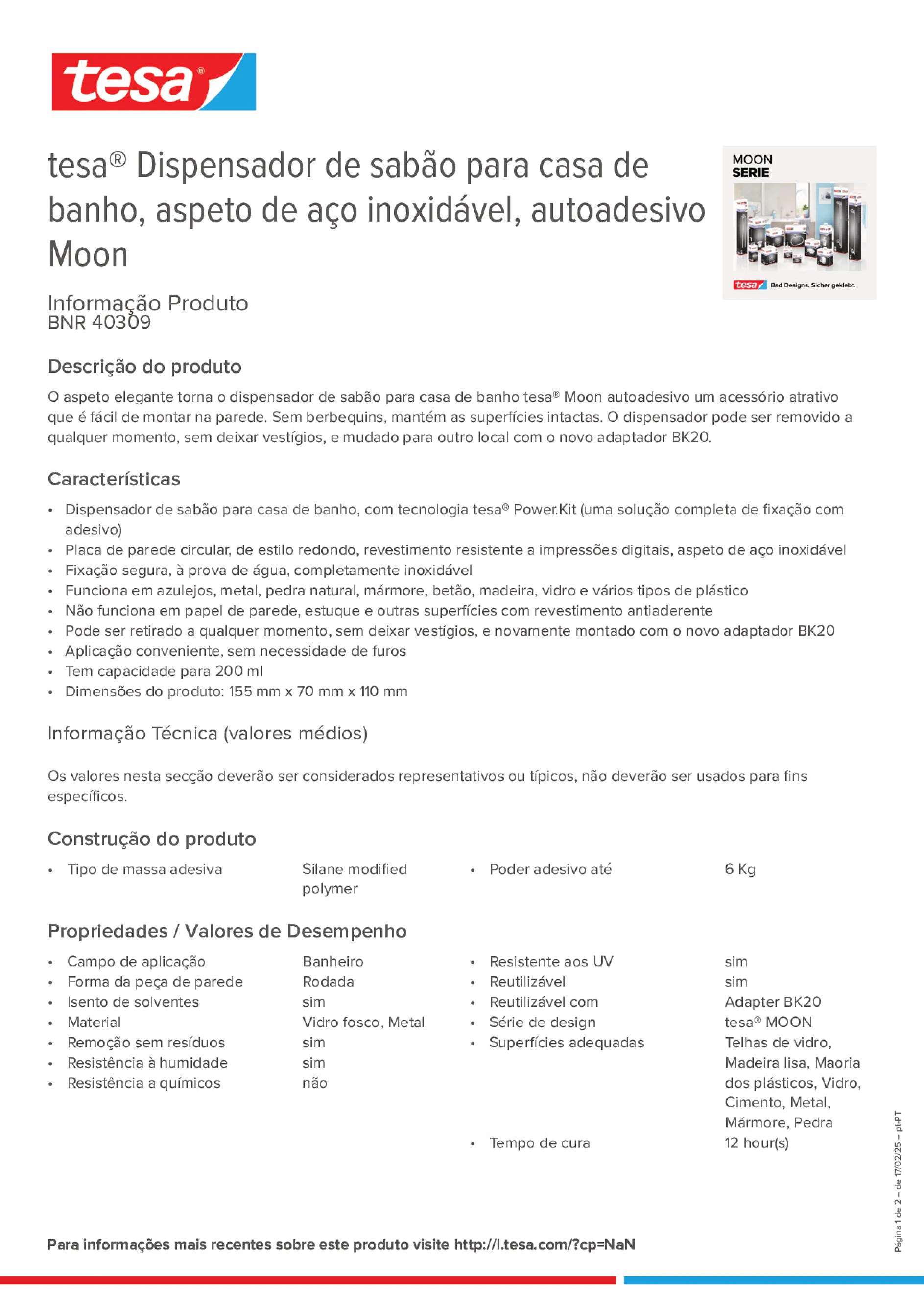 Product information_tesa® 40309_pt-PT