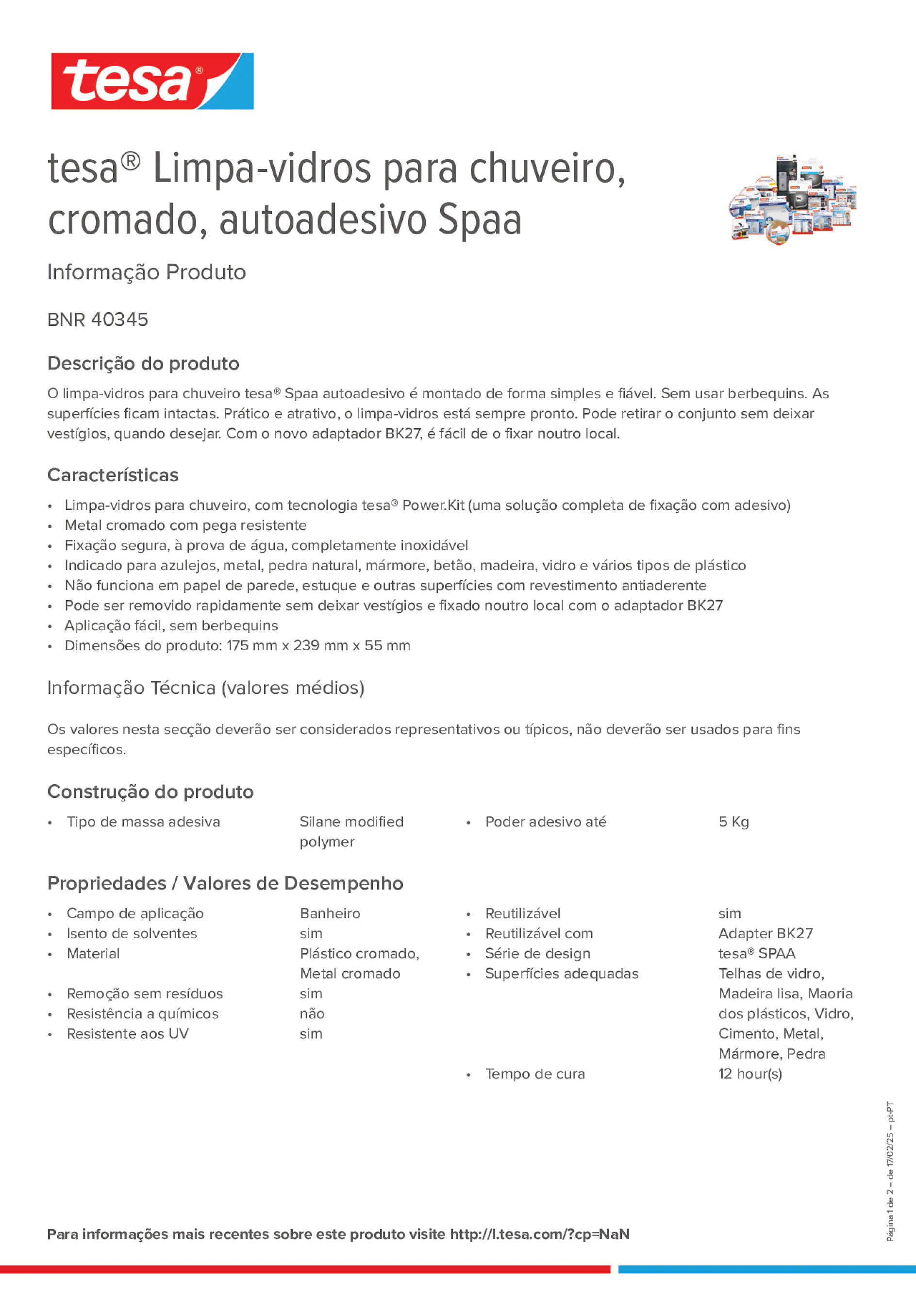 Product information_tesa® 40345_pt-PT