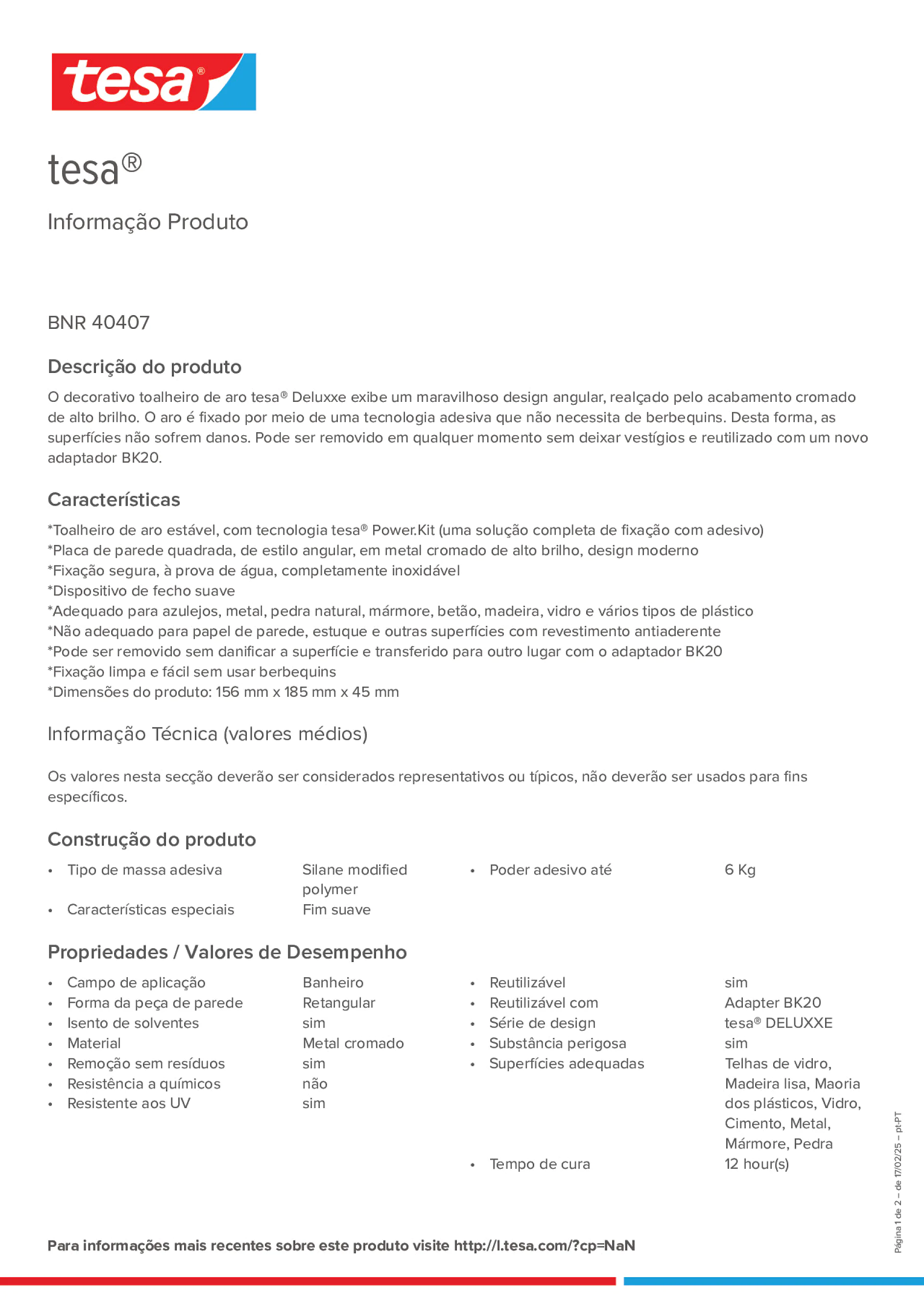 Product information_tesa® 40407_pt-PT