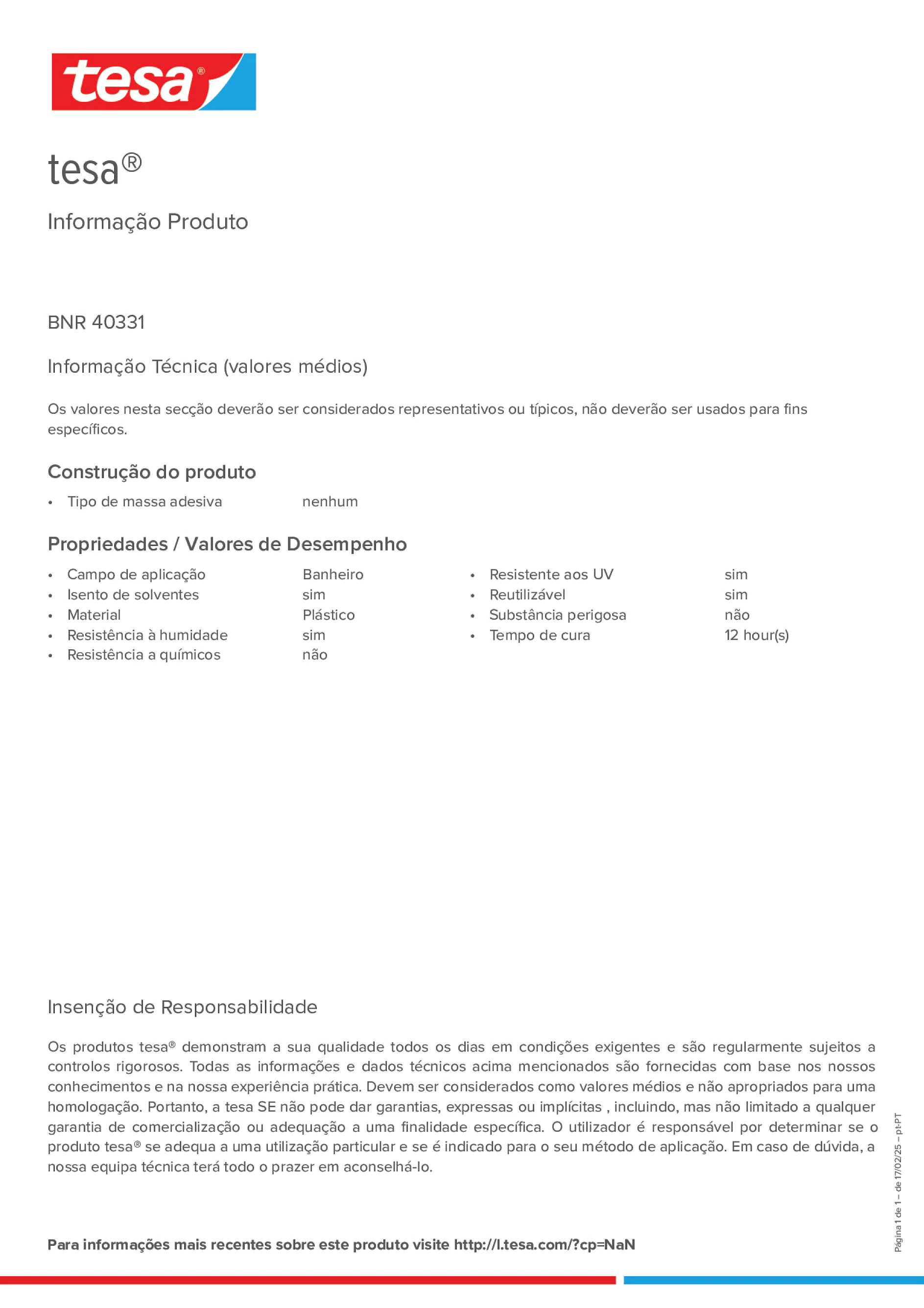 Product information_tesa® 40331_pt-PT