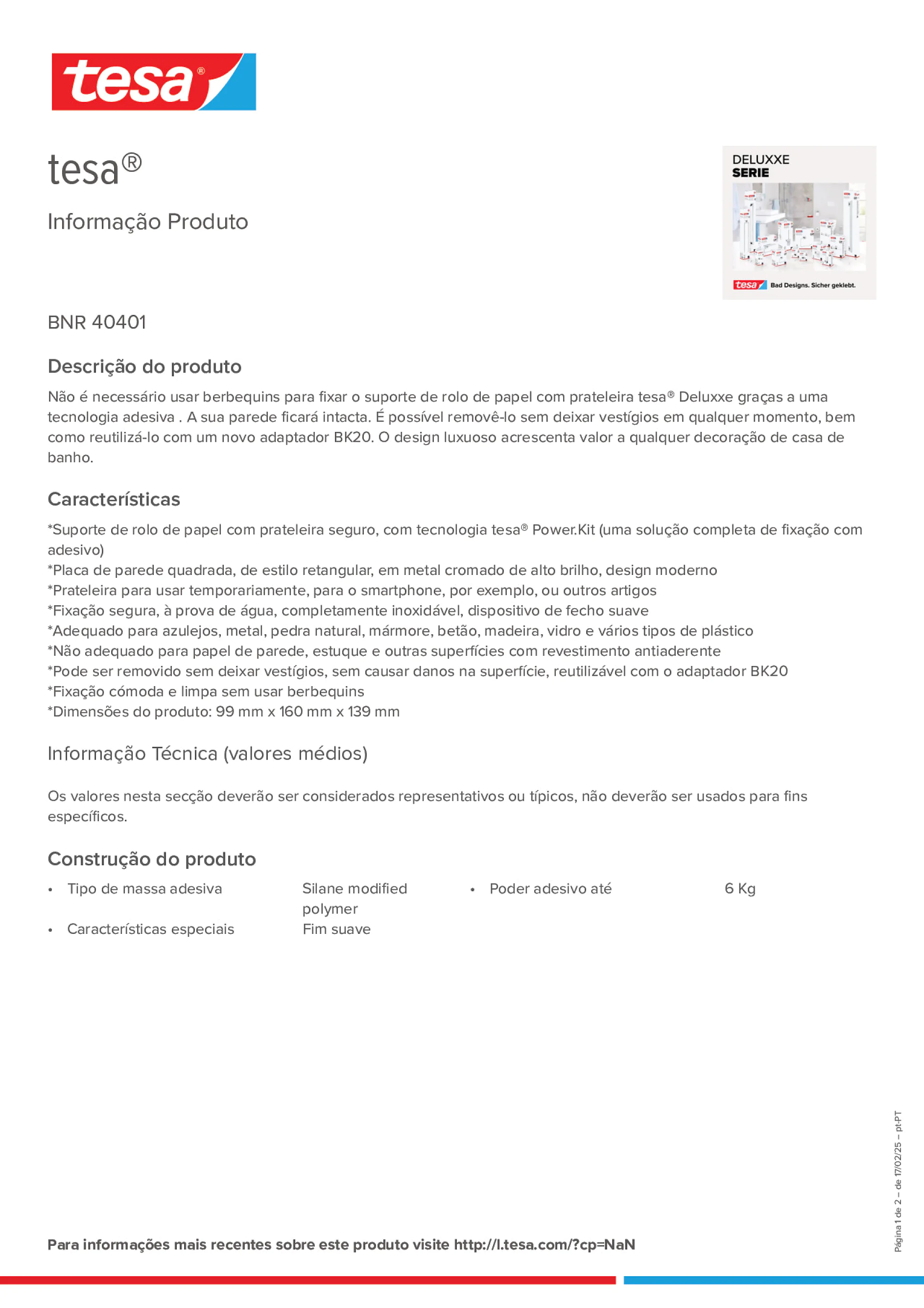 Product information_tesa® 40401_pt-PT
