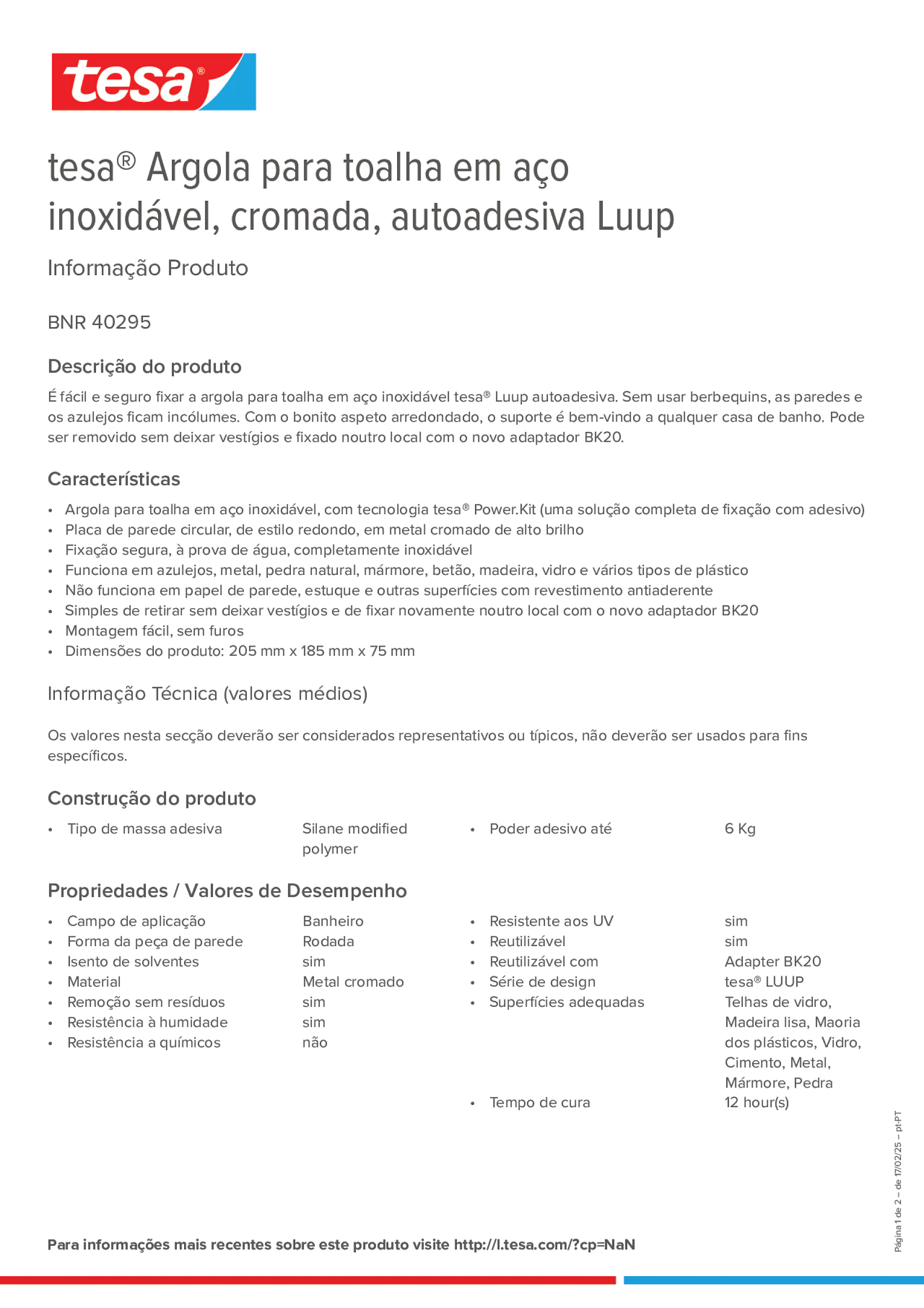 Product information_tesa® 40295_pt-PT