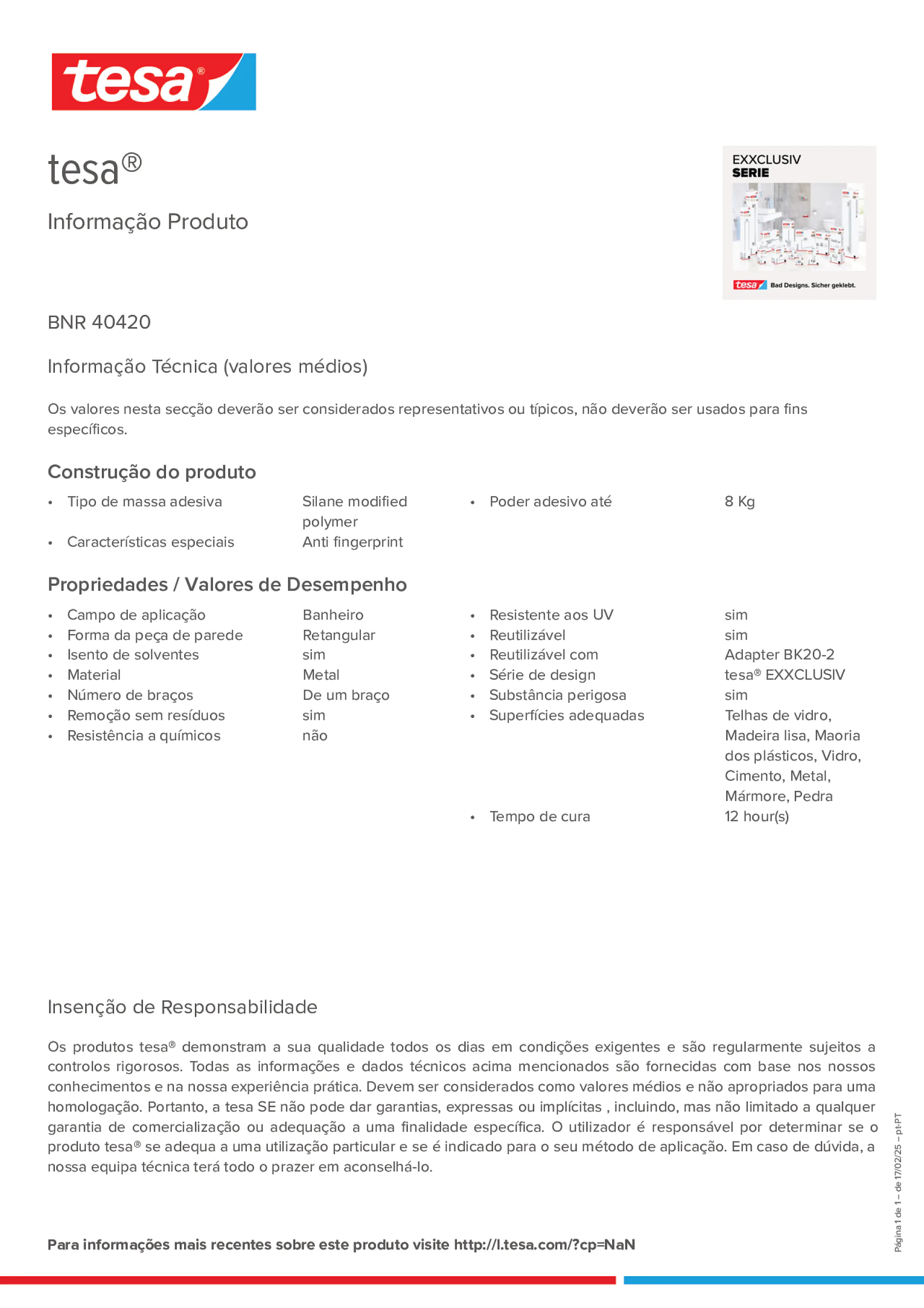 Product information_tesa® 40420_pt-PT