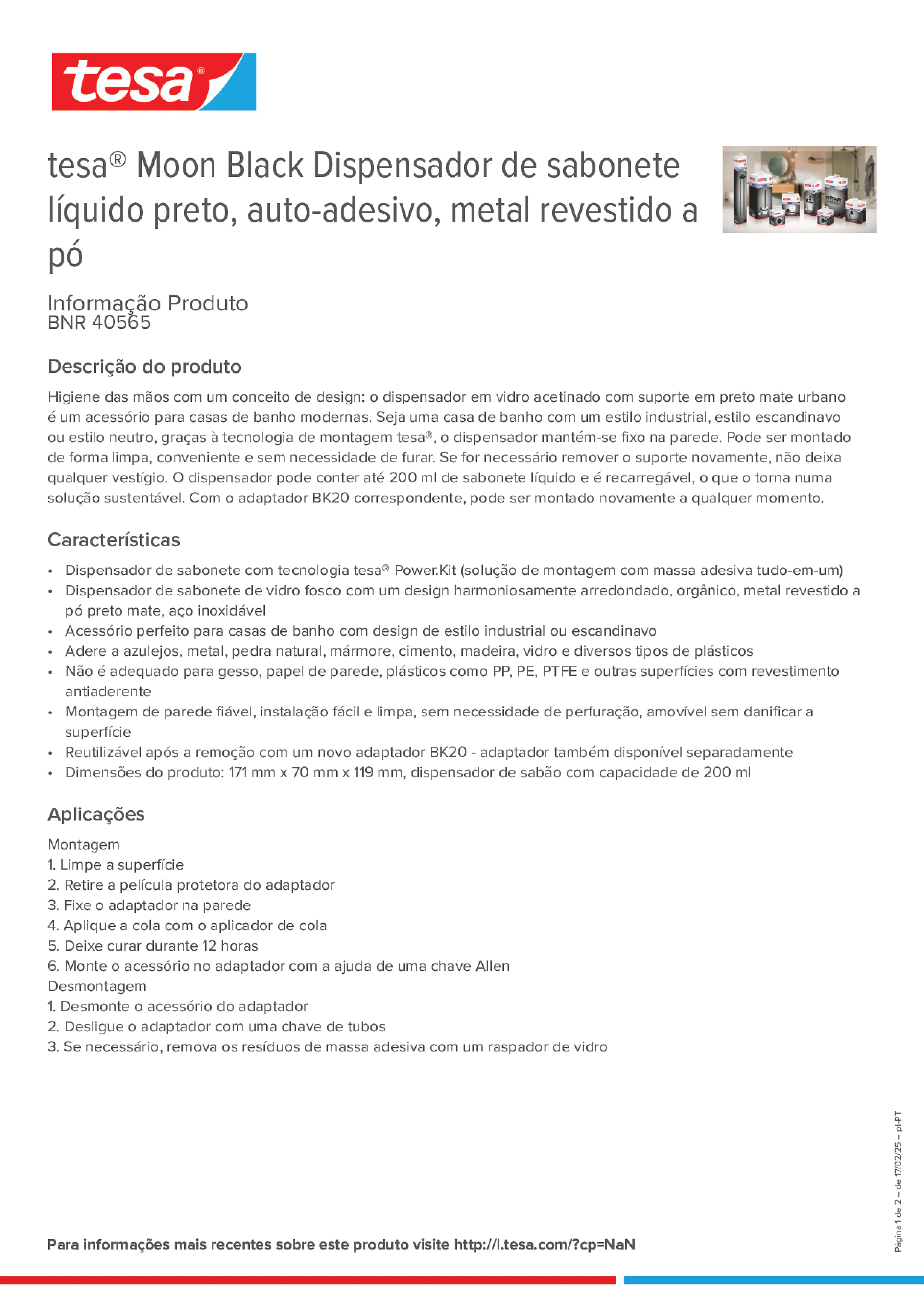 Product information_tesa® 40565_pt-PT