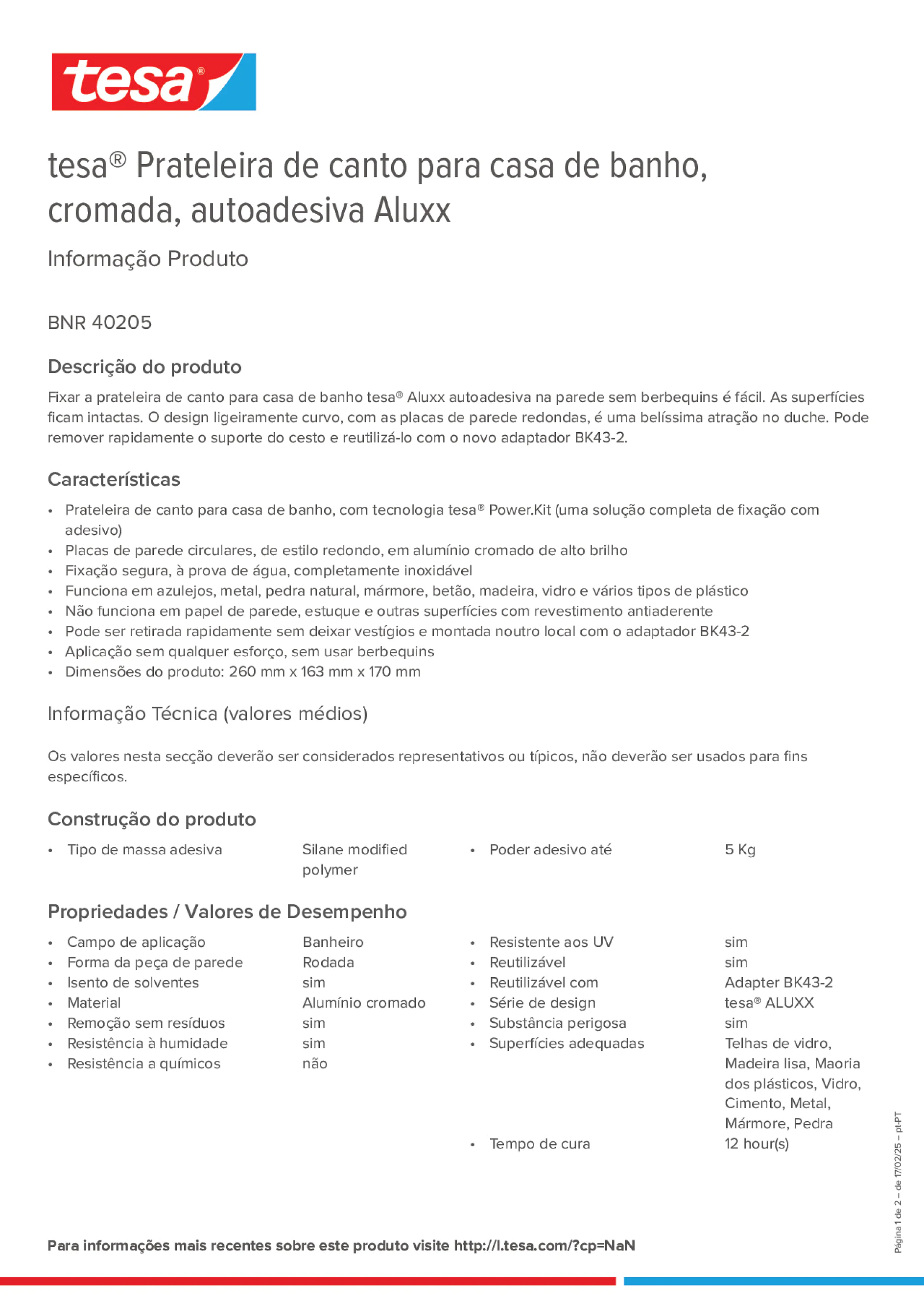 Product information_tesa® 40205_pt-PT