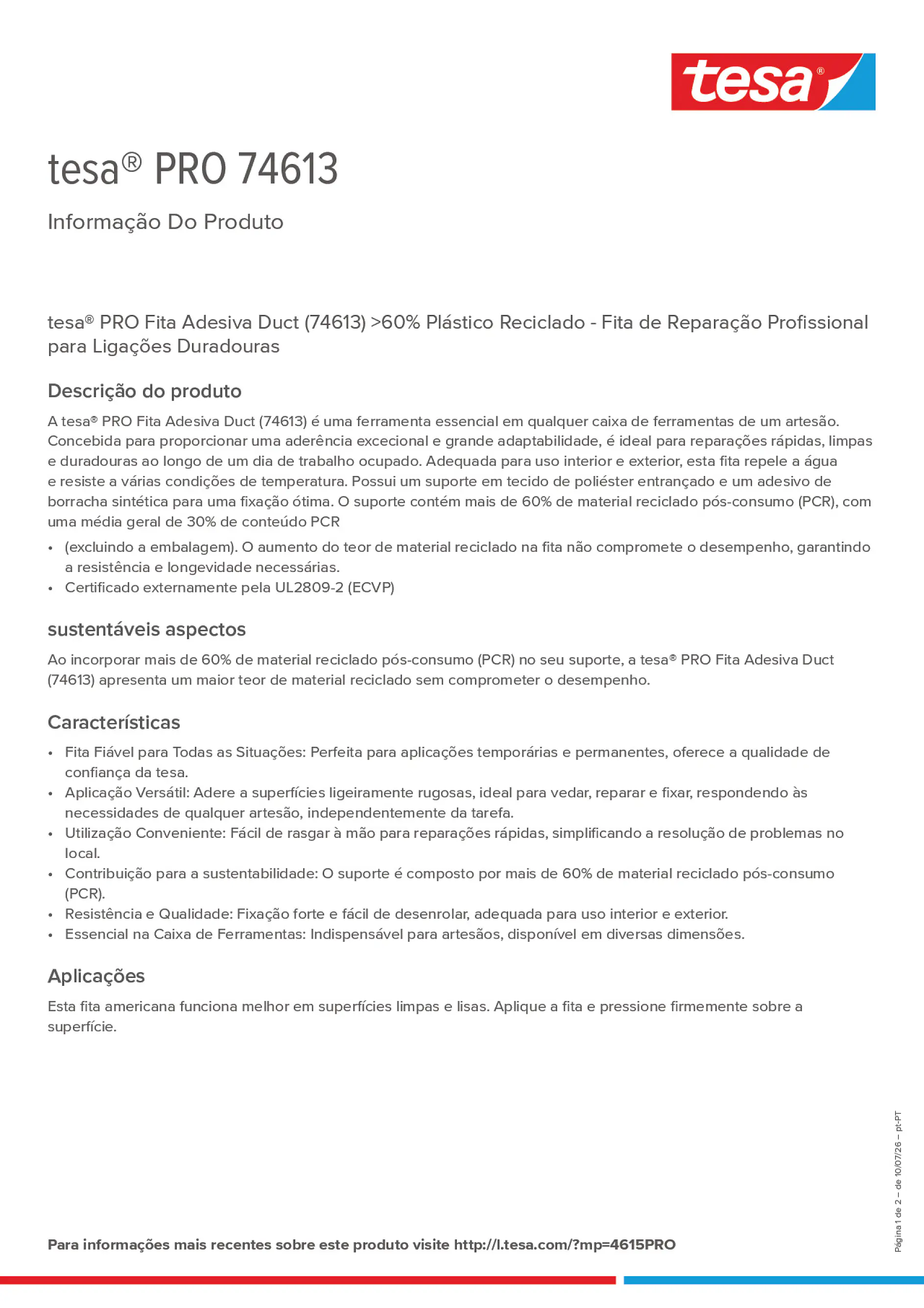 Product information_tesa® PRO 74613_pt-PT