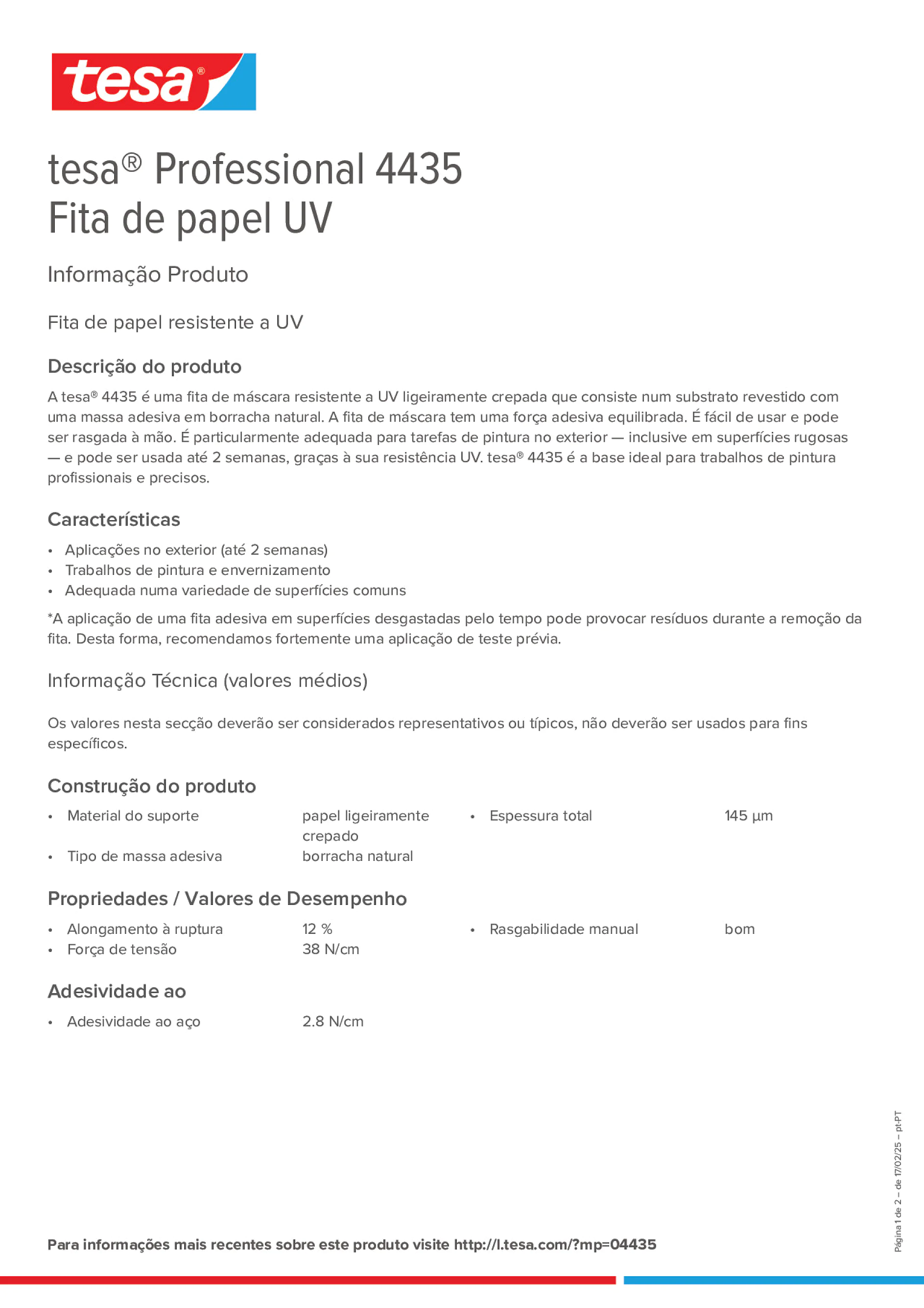 Product information_tesa® Professional 04435_pt-PT