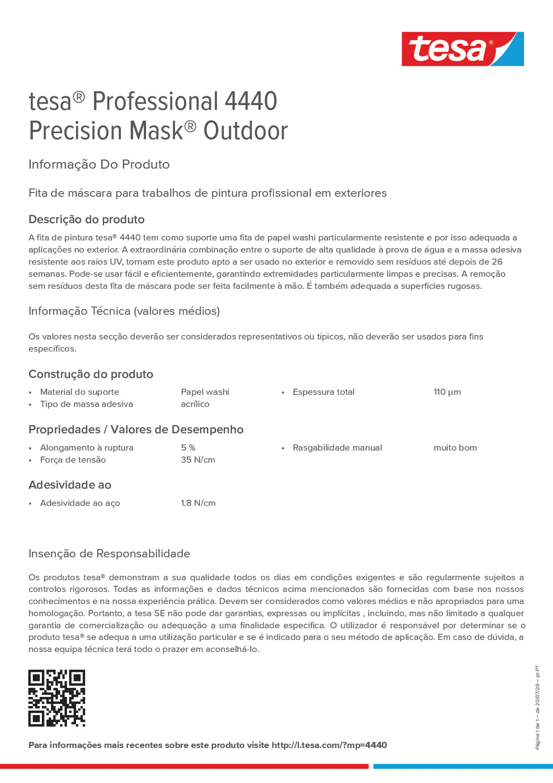 Product information_tesa® Professional 04440_pt-PT
