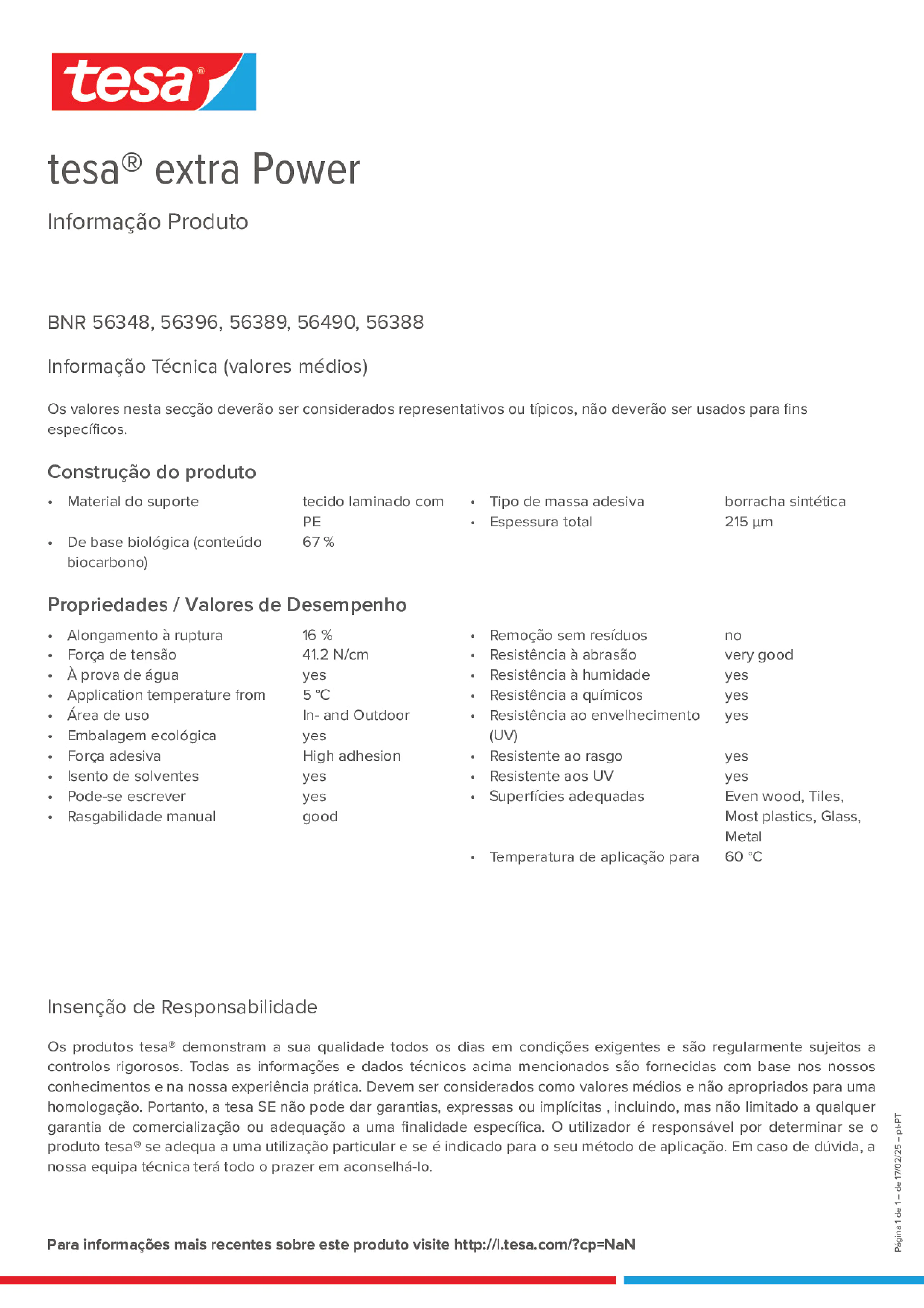 Product information_tesa® extra Power 56348_pt-PT