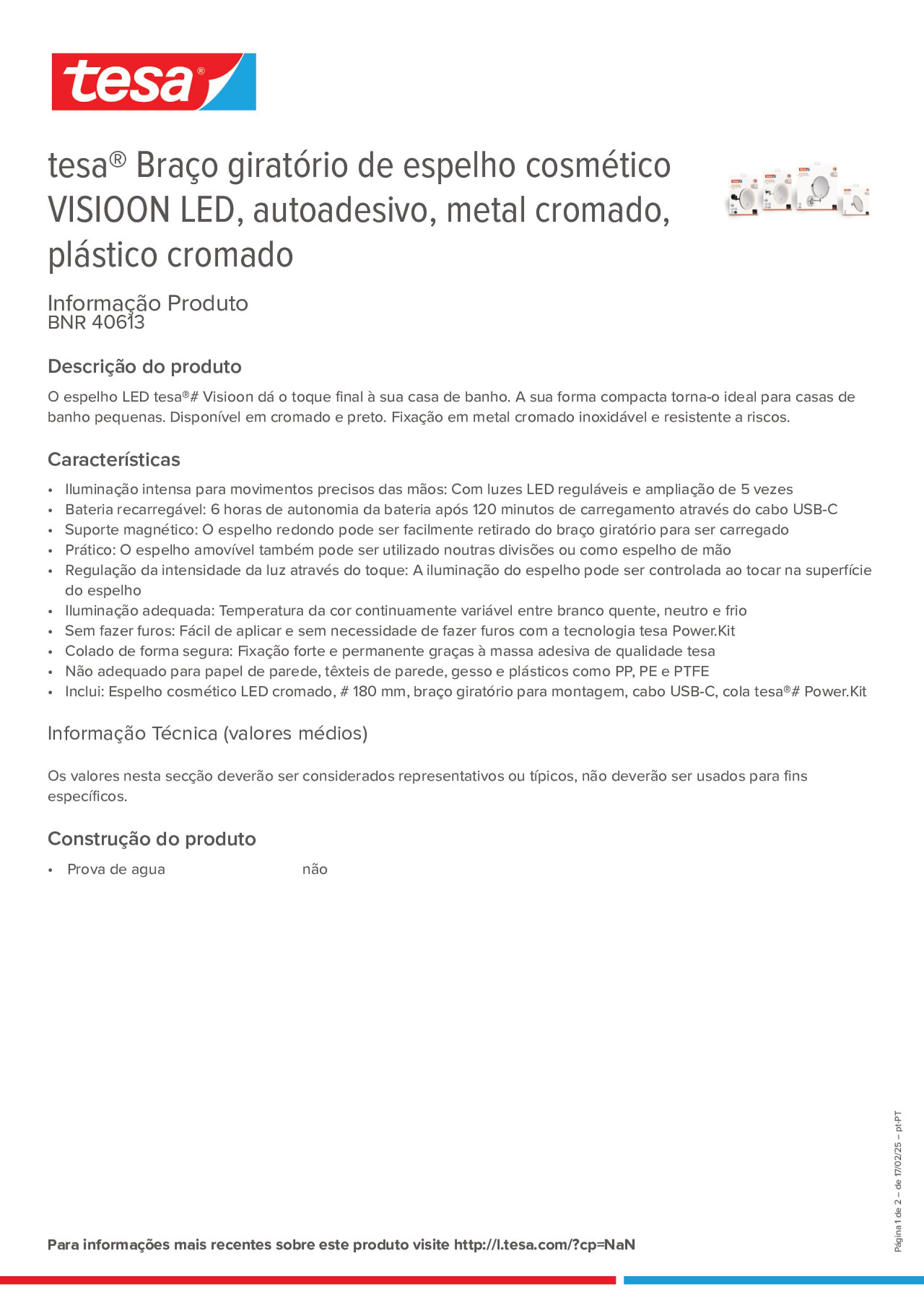 Product information_tesa® 40613_pt-PT