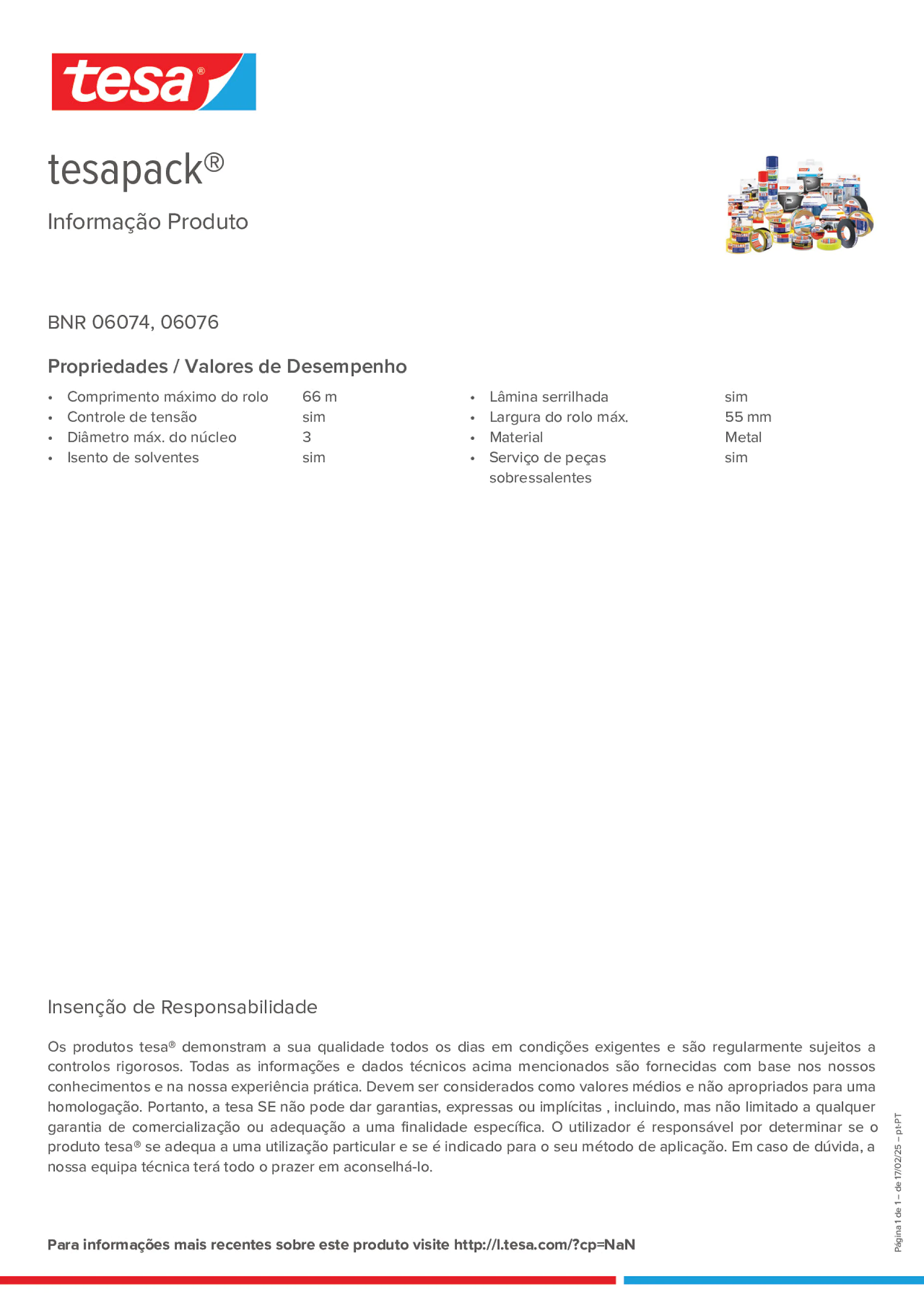 Product information_tesapack® 6076_pt-PT