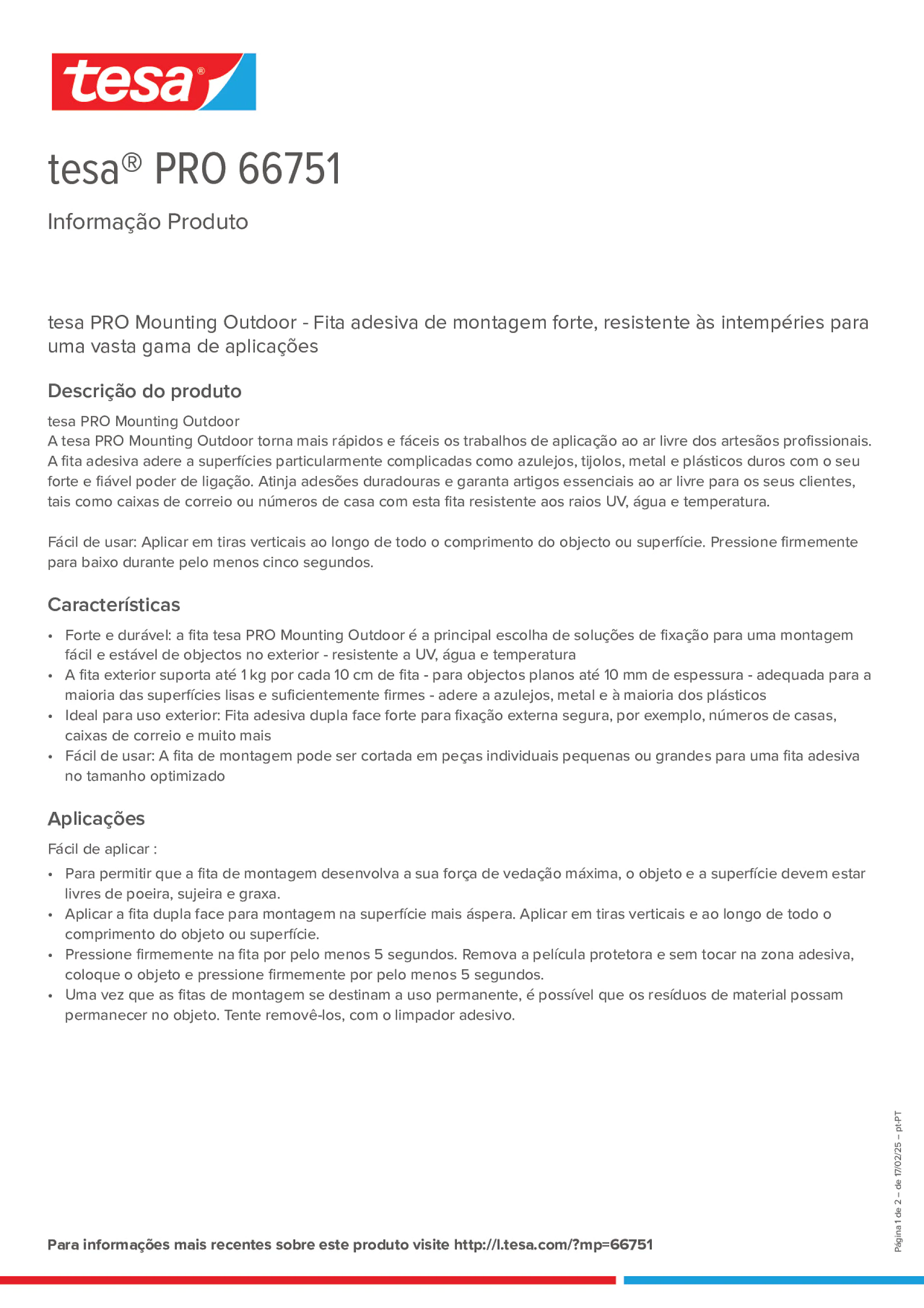 Product information_tesa® PRO 66751_pt-PT