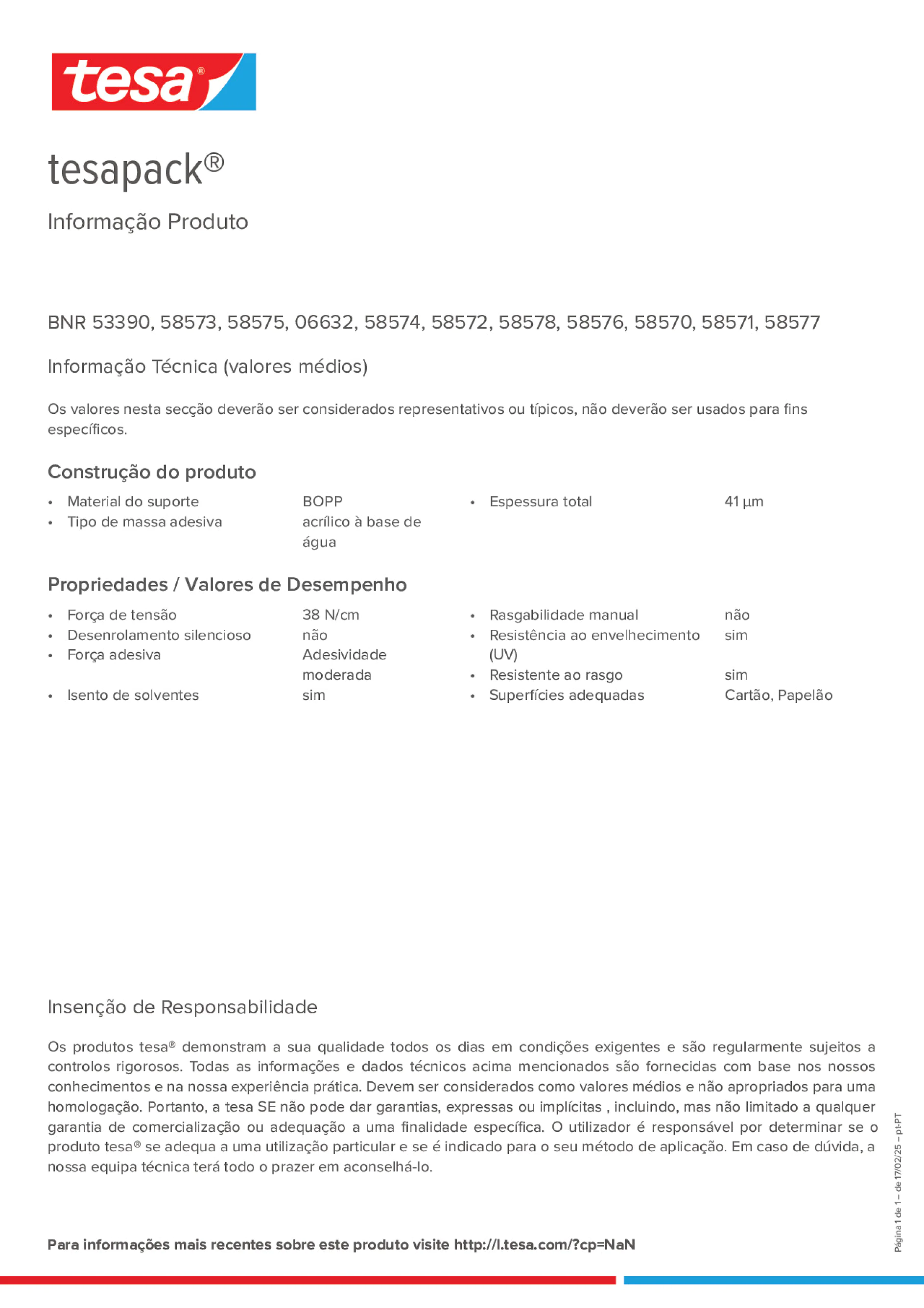 Product information_tesapack® 58572_pt-PT