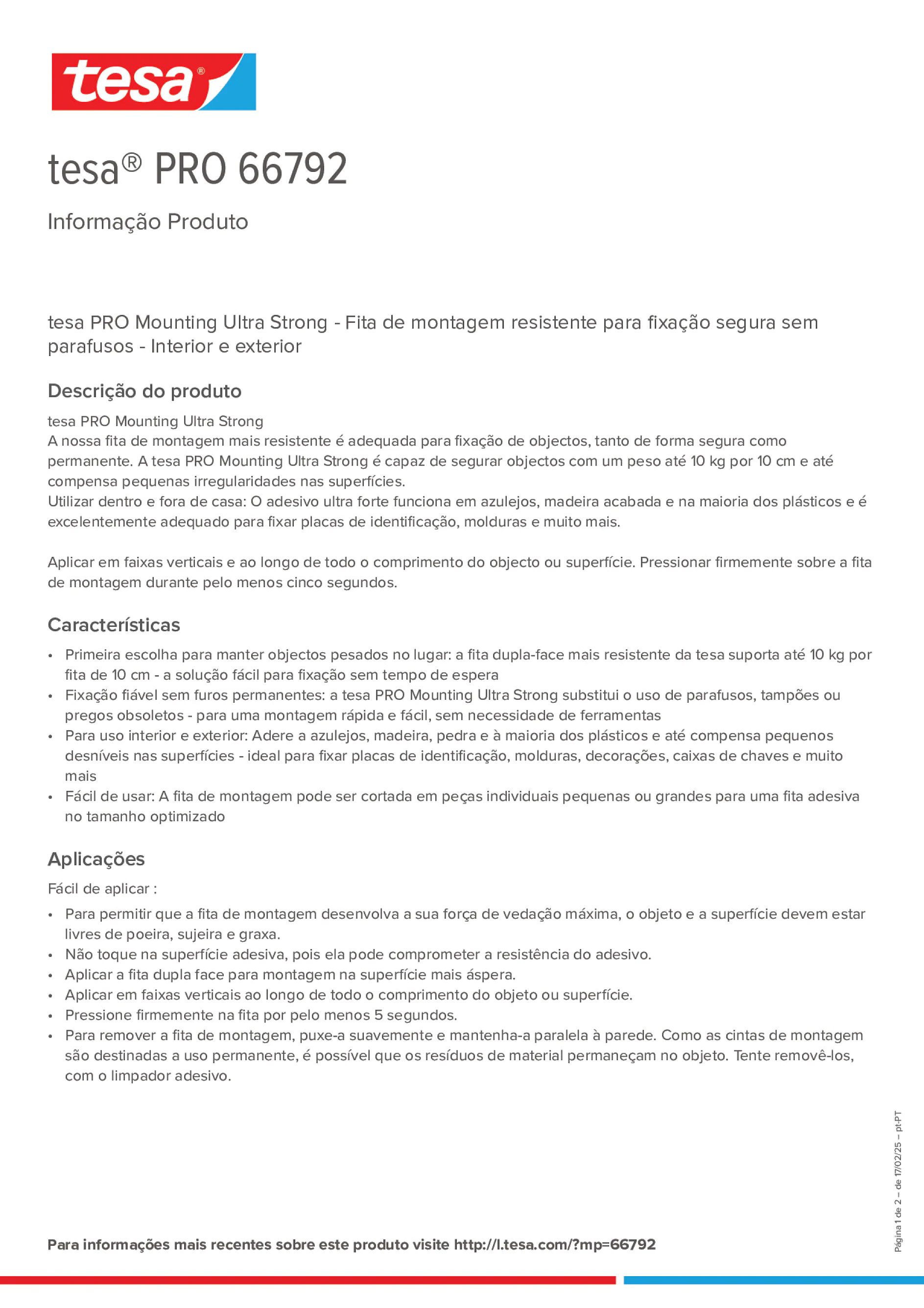 Product information_tesa® PRO 66792_pt-PT