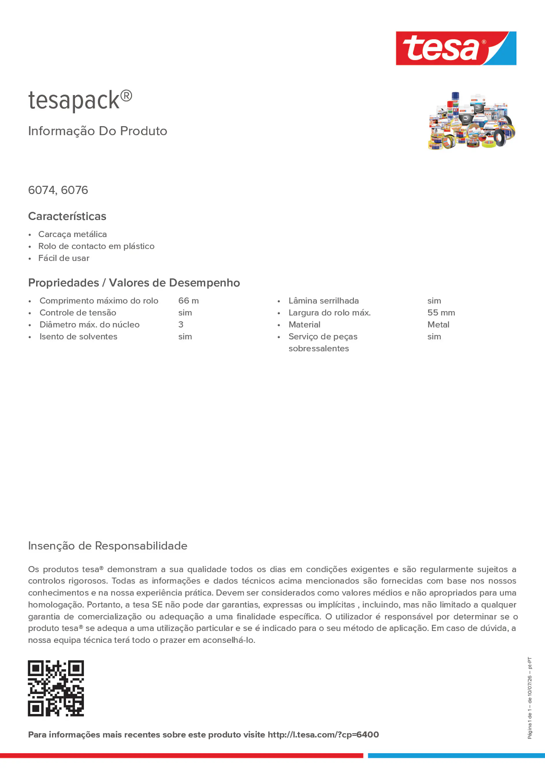 Product information_tesapack® 6400_pt-PT