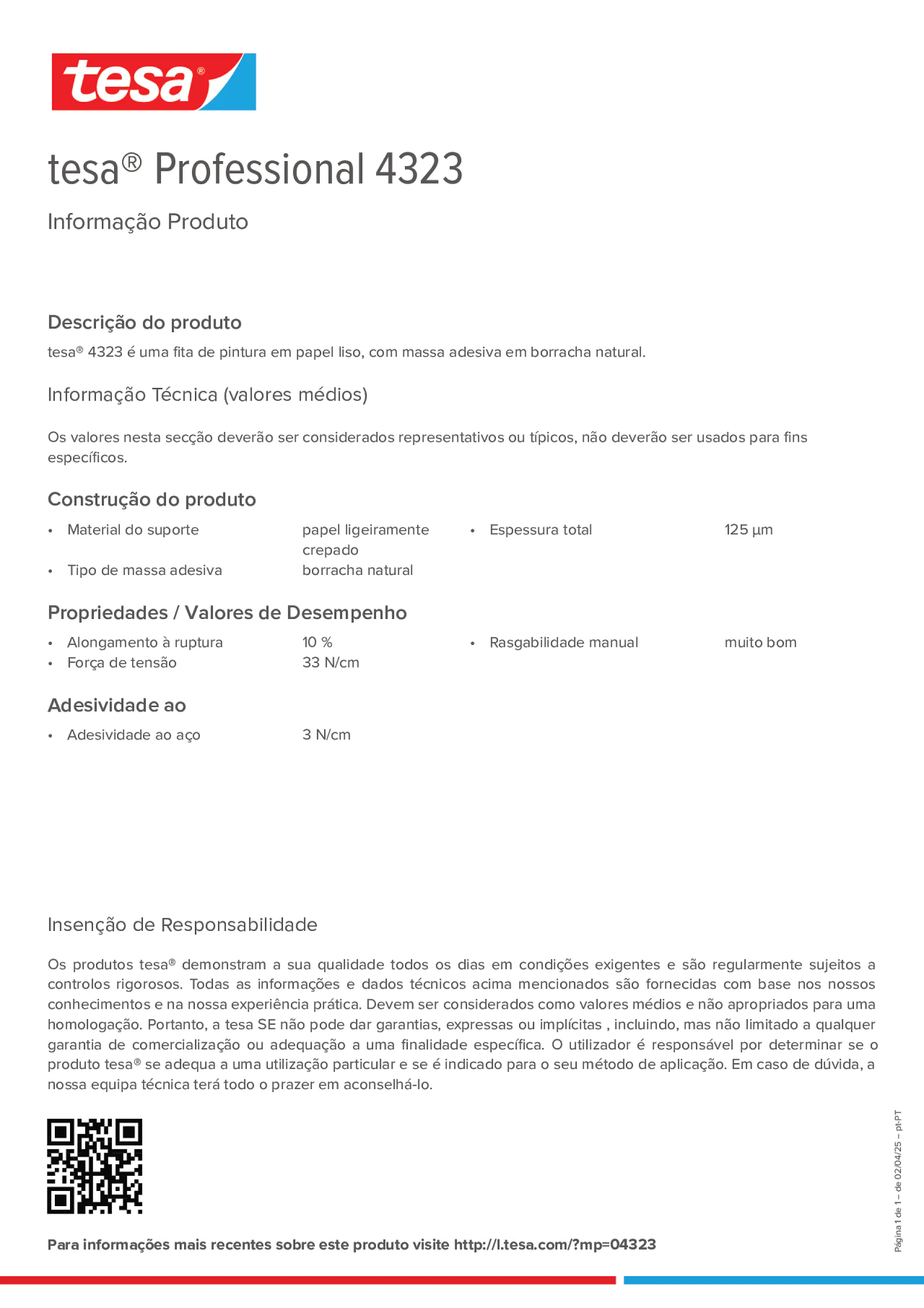 Product information_tesa® Professional 04323_pt-PT