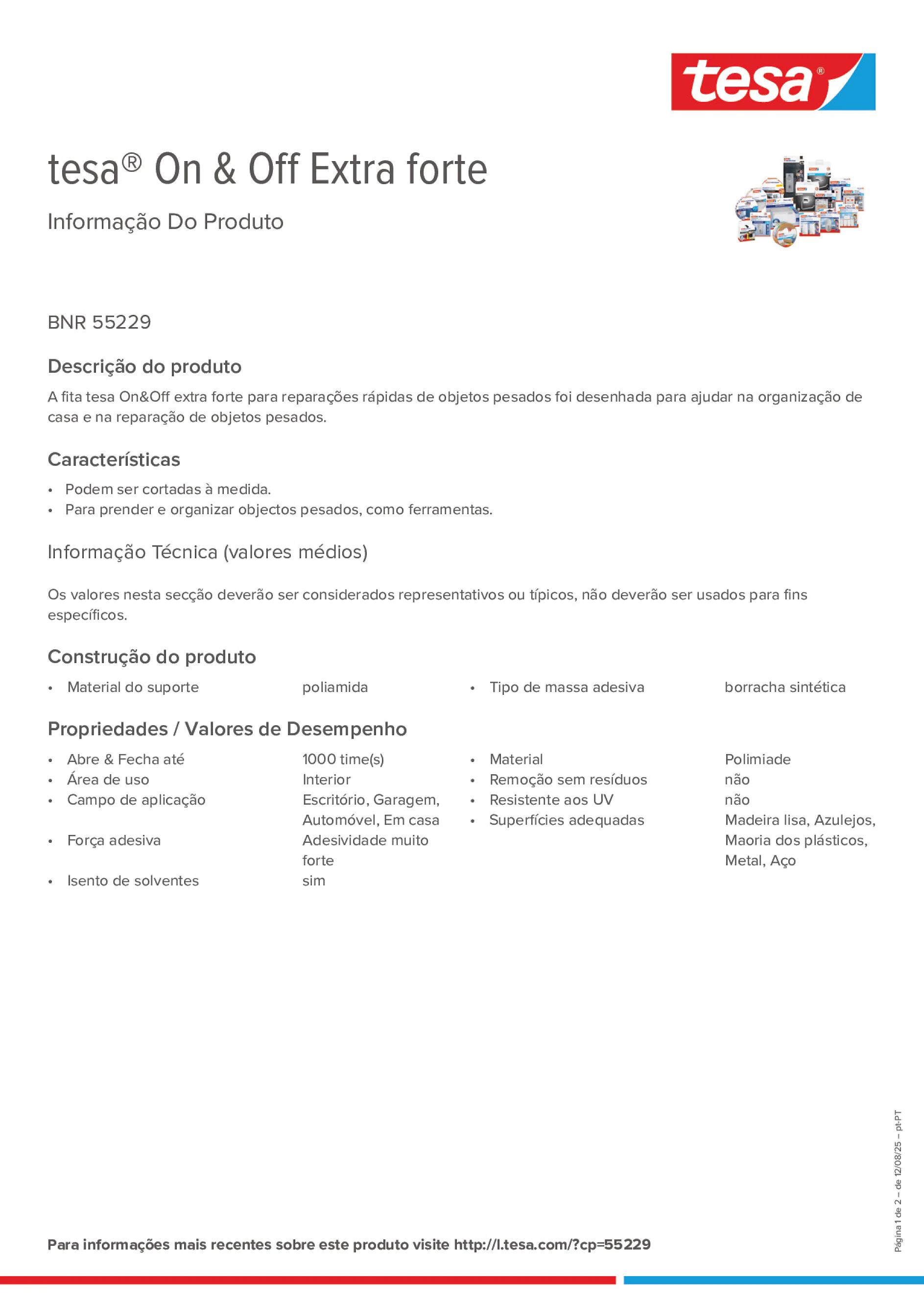 Product information_tesa® On & Off 55229_pt-PT