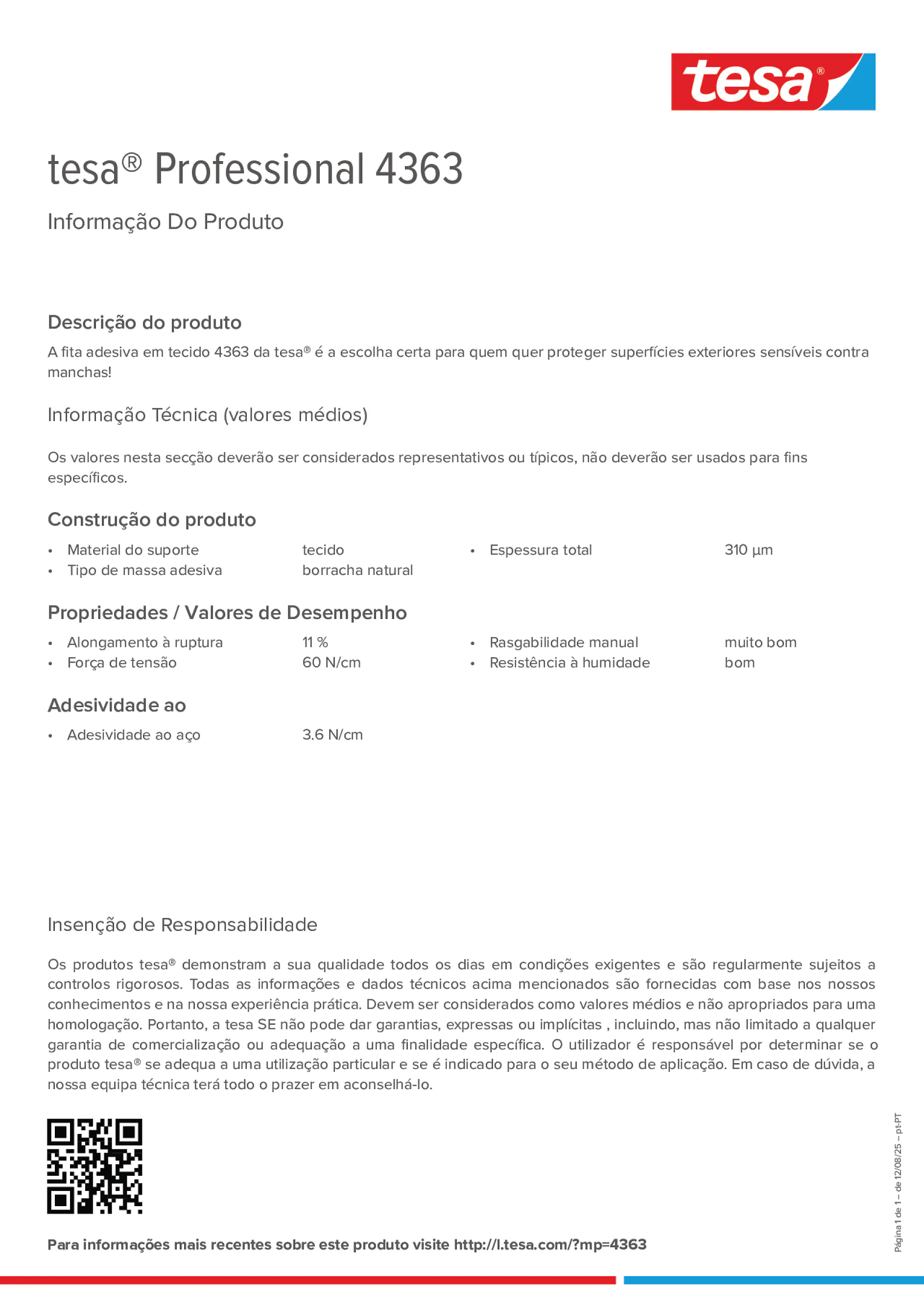 Product information_tesa® Professional 04363_pt-PT