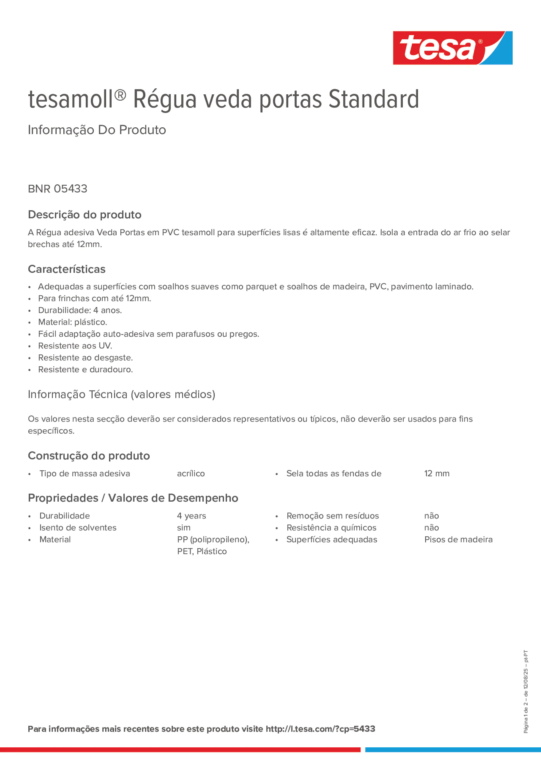 Product information_tesamoll® 05433_pt-PT