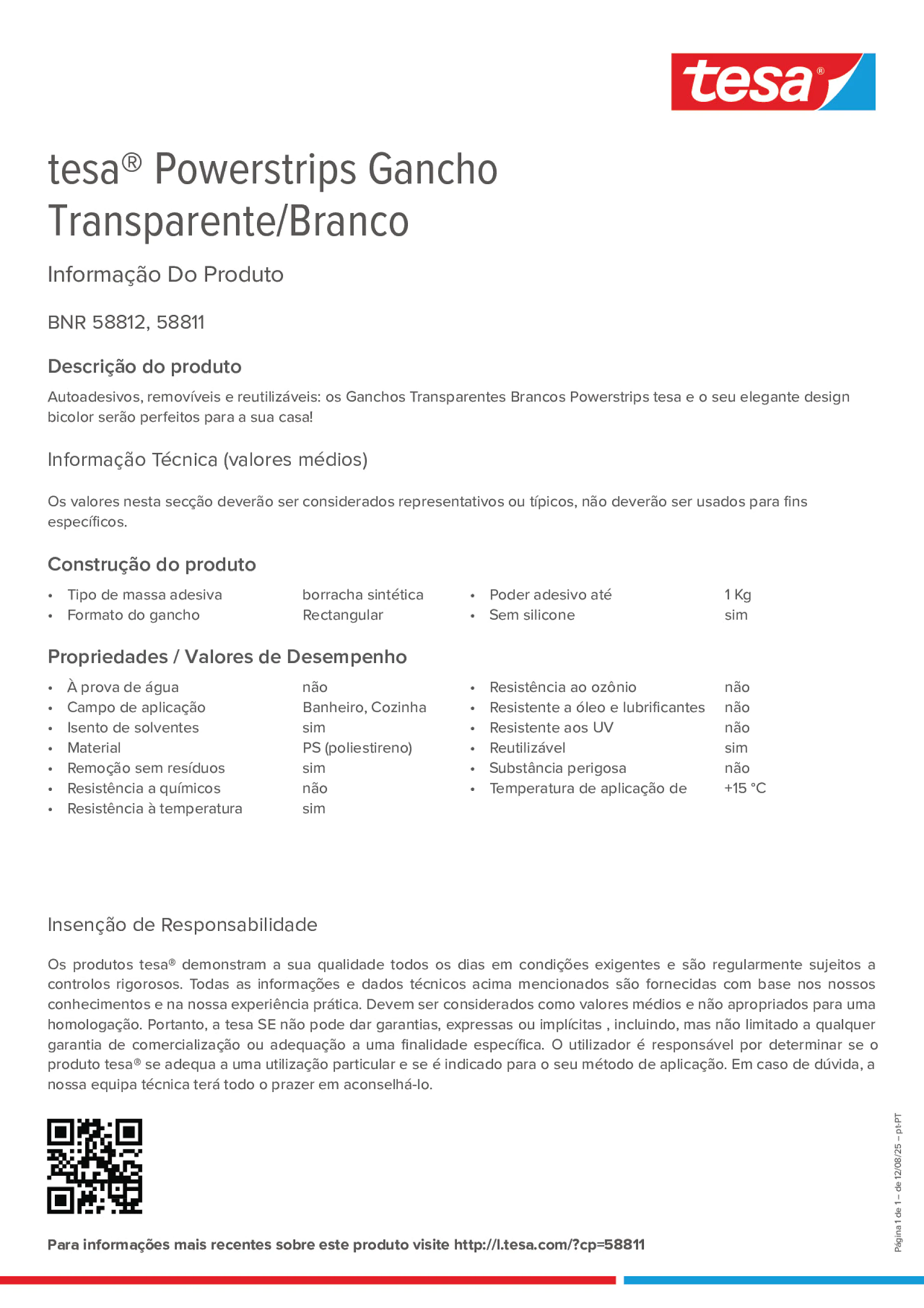 Product information_tesa® Powerstrips 58811_pt-PT