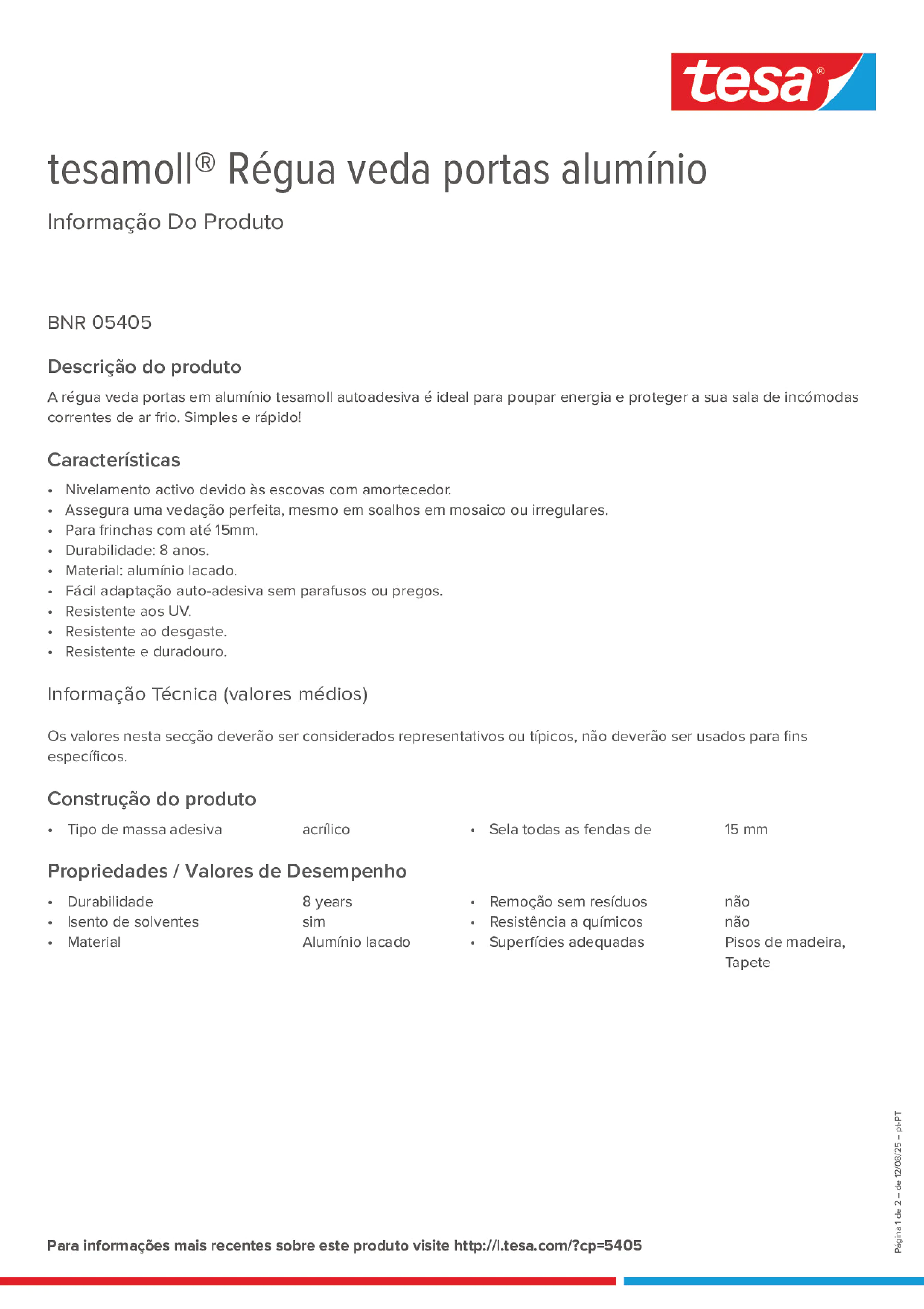 Product information_tesamoll® 05405_pt-PT