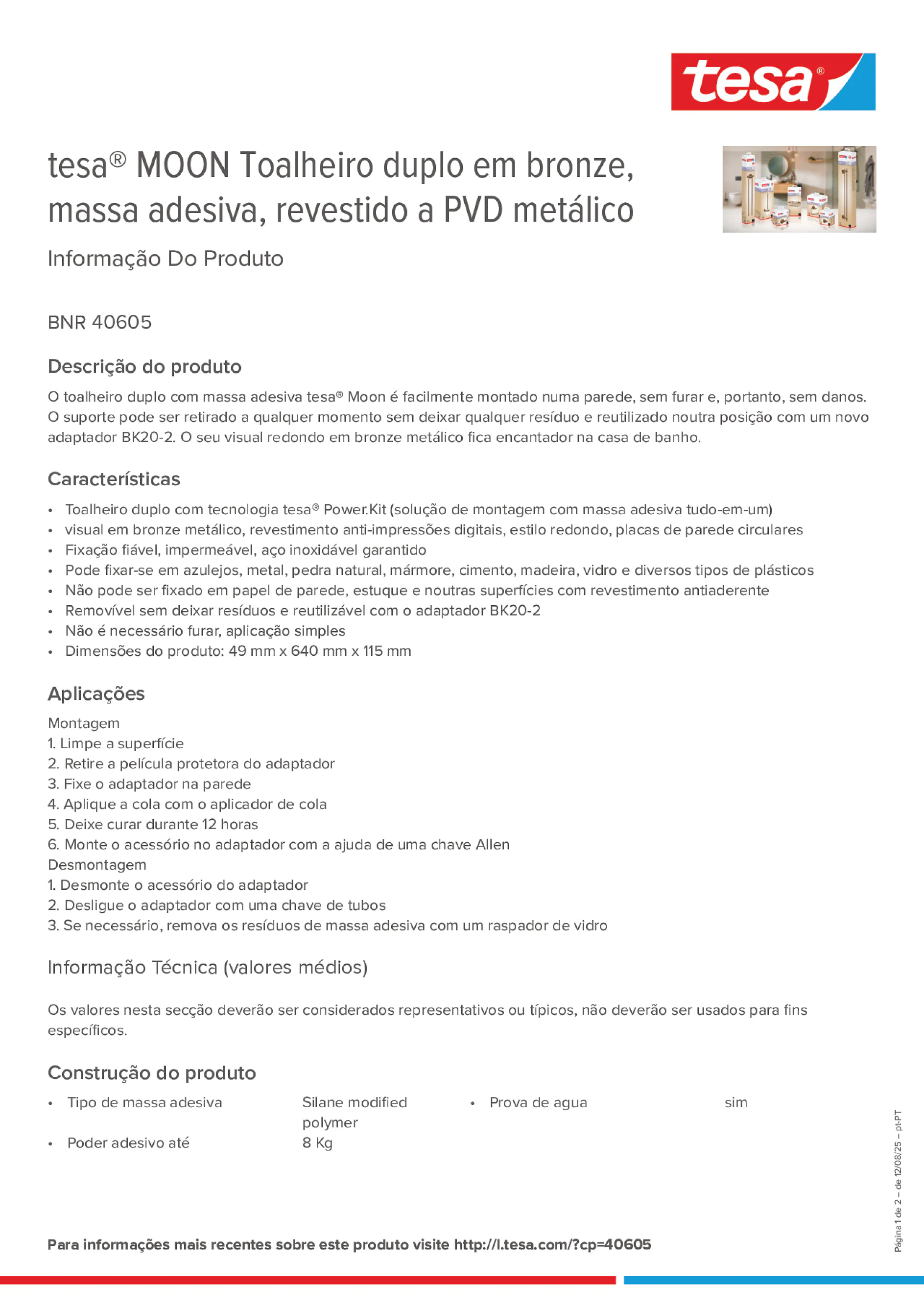 Product information_tesa® 40605_pt-PT