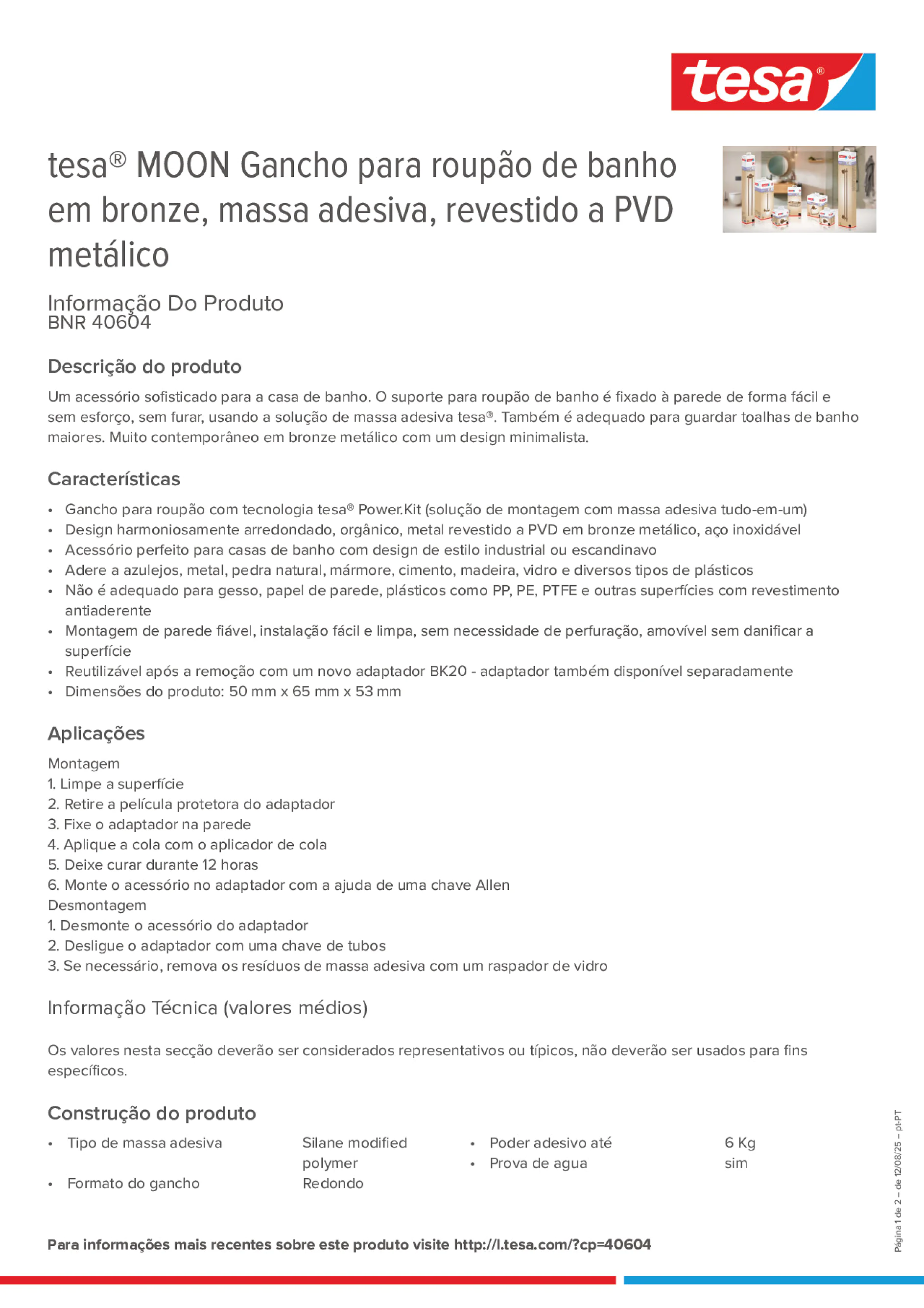 Product information_tesa® 40604_pt-PT