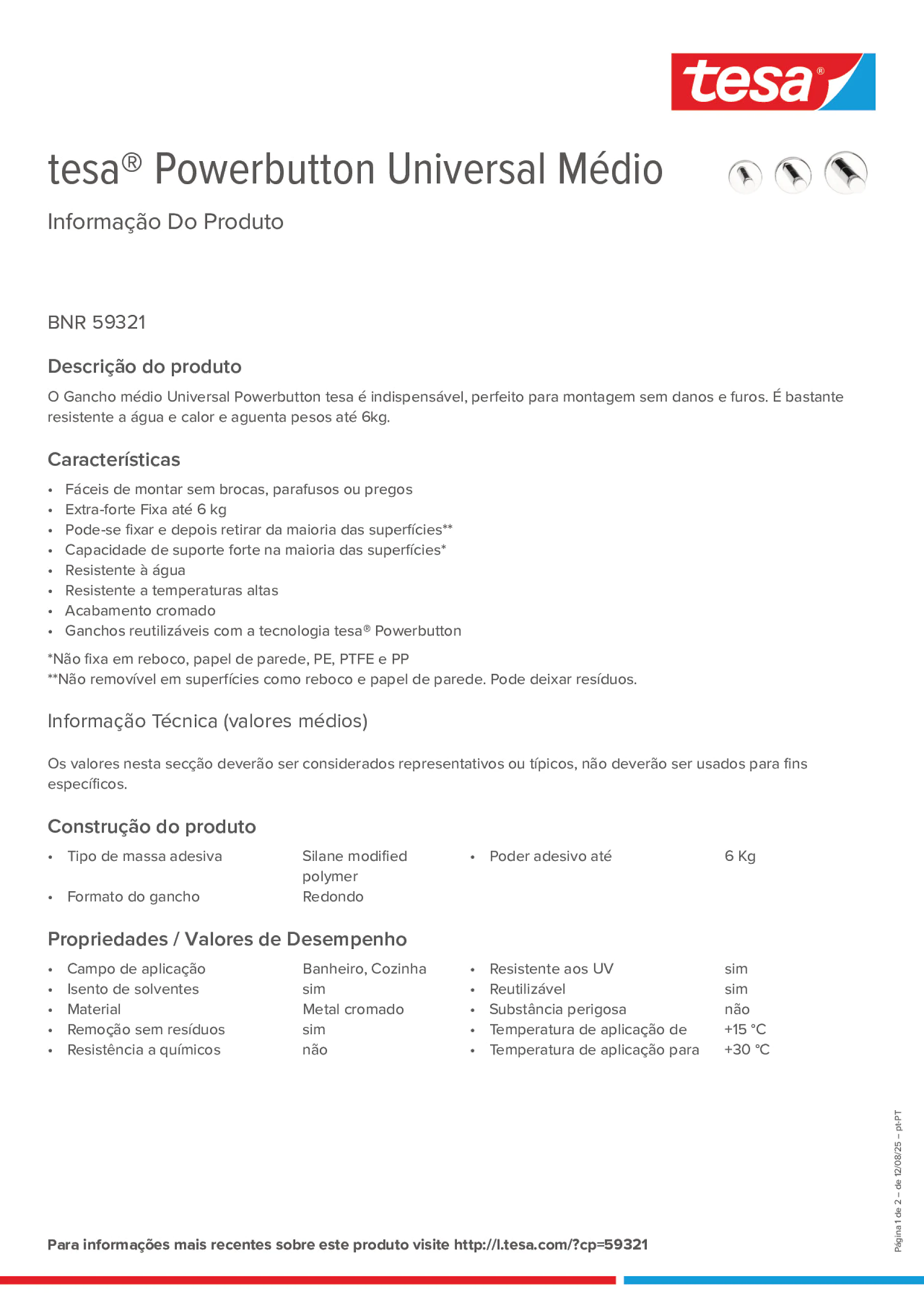 Product information_tesa® Powerbutton 59321_pt-PT