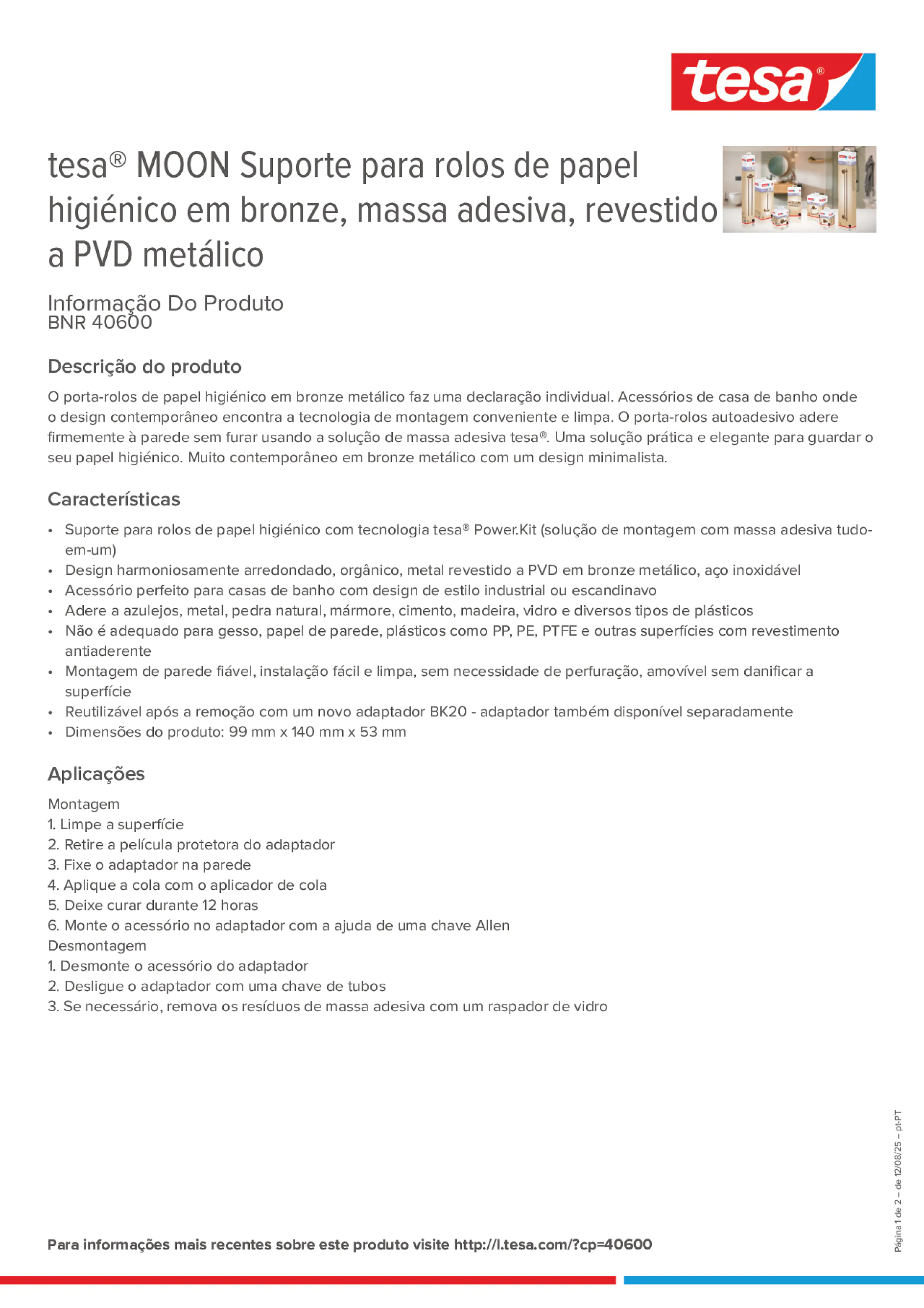 Product information_tesa® 40600_pt-PT