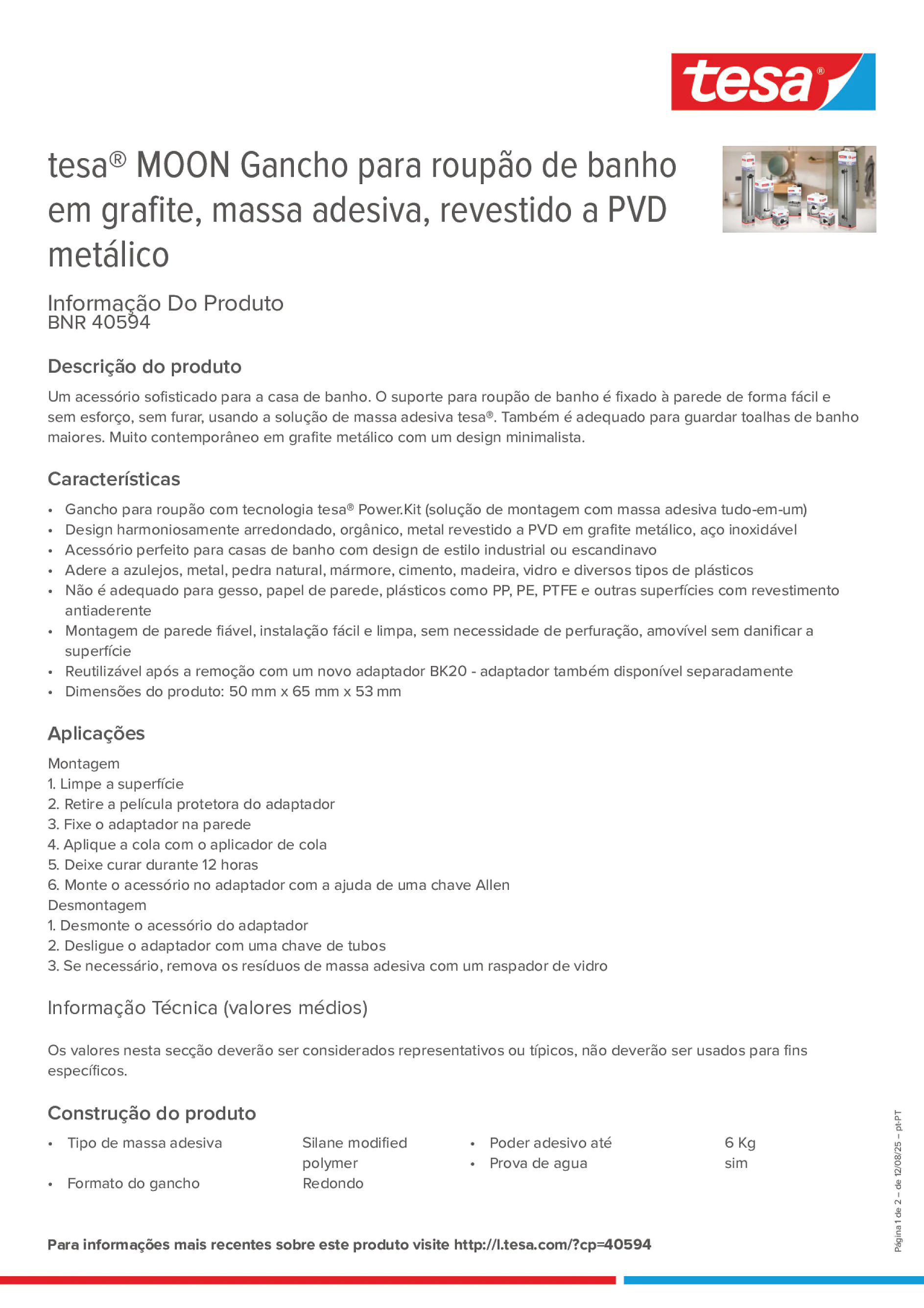 Product information_tesa® 40594_pt-PT
