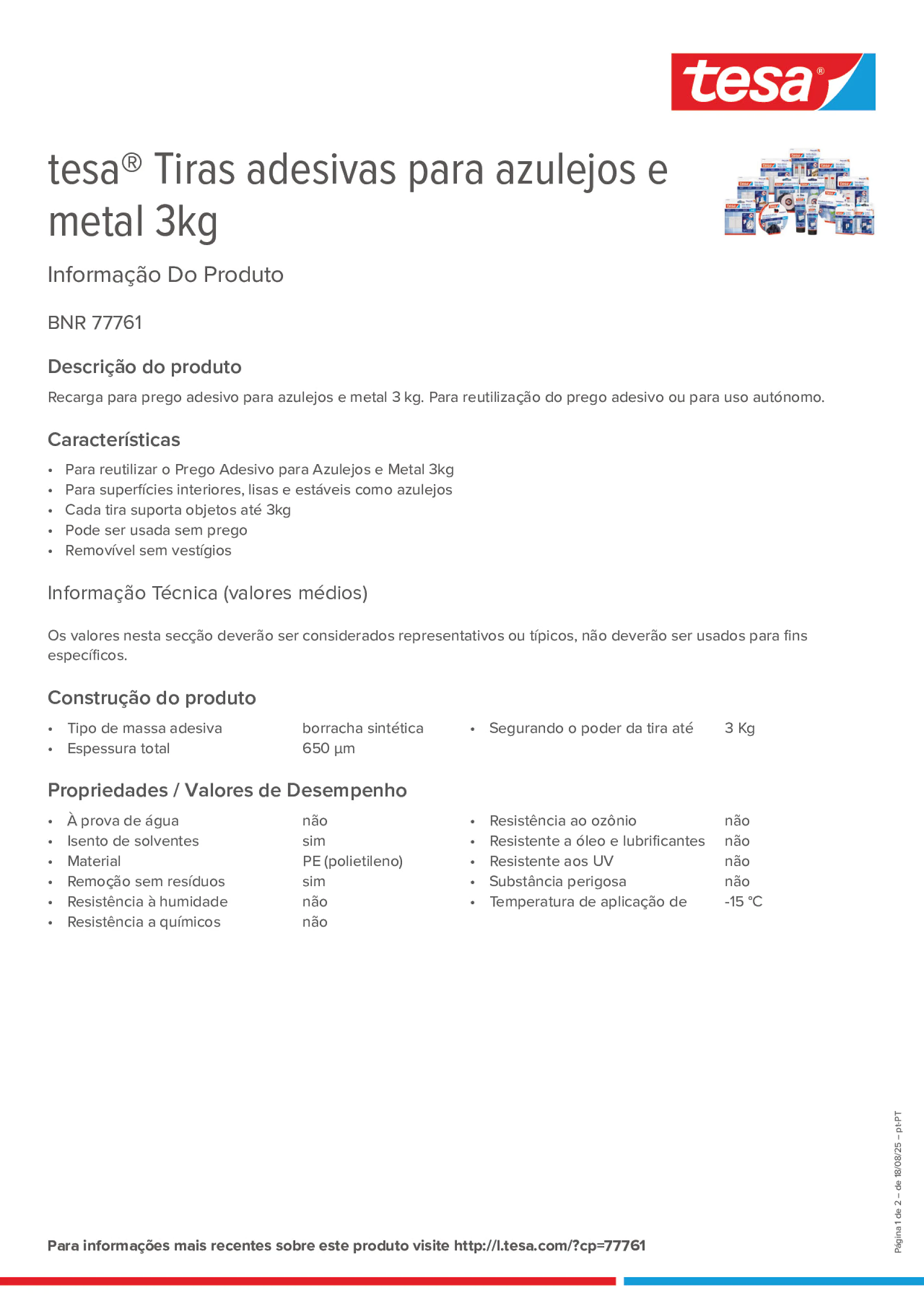 Product information_tesa® 77761_pt-PT