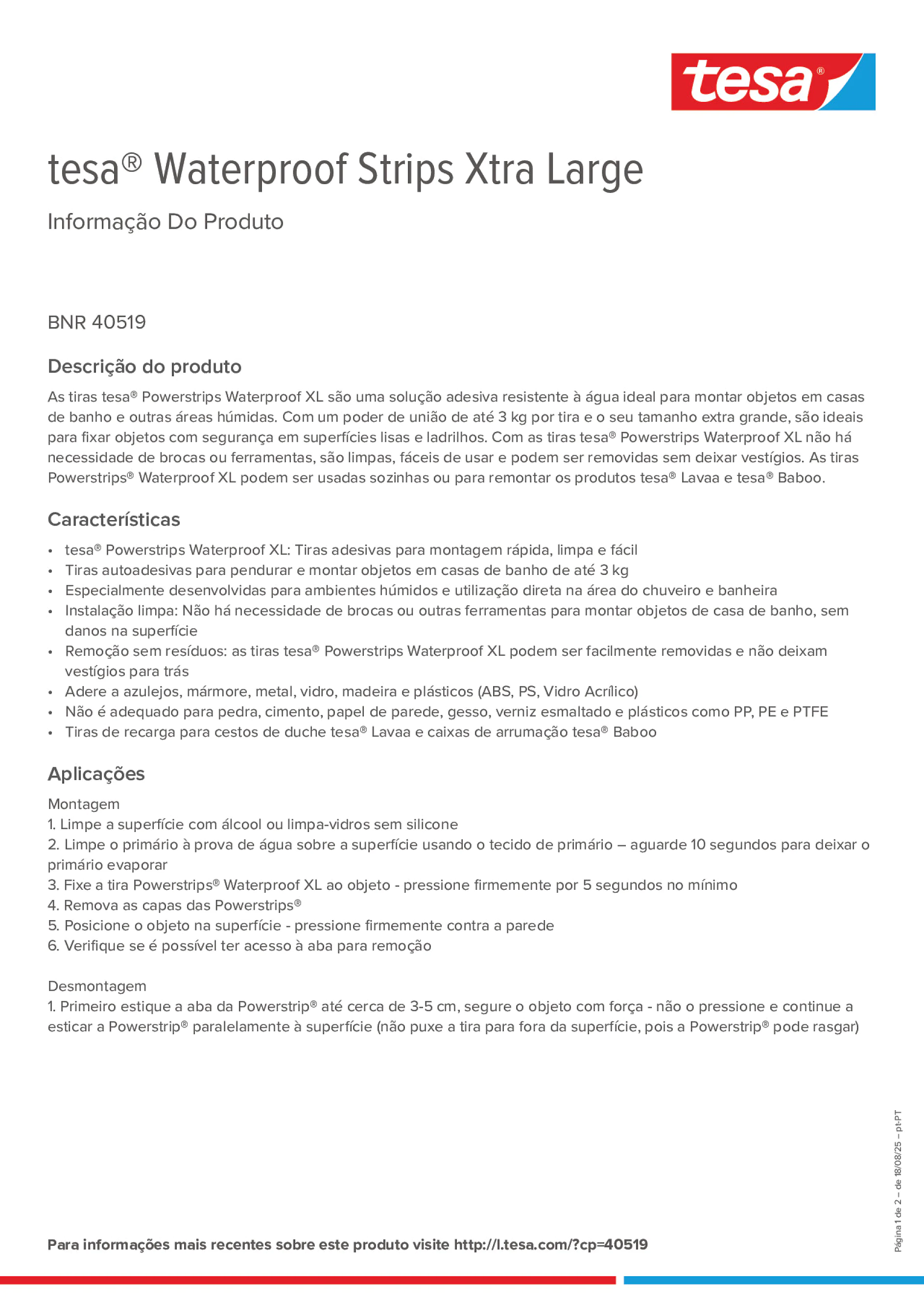 Product information_tesa® 40519_pt-PT
