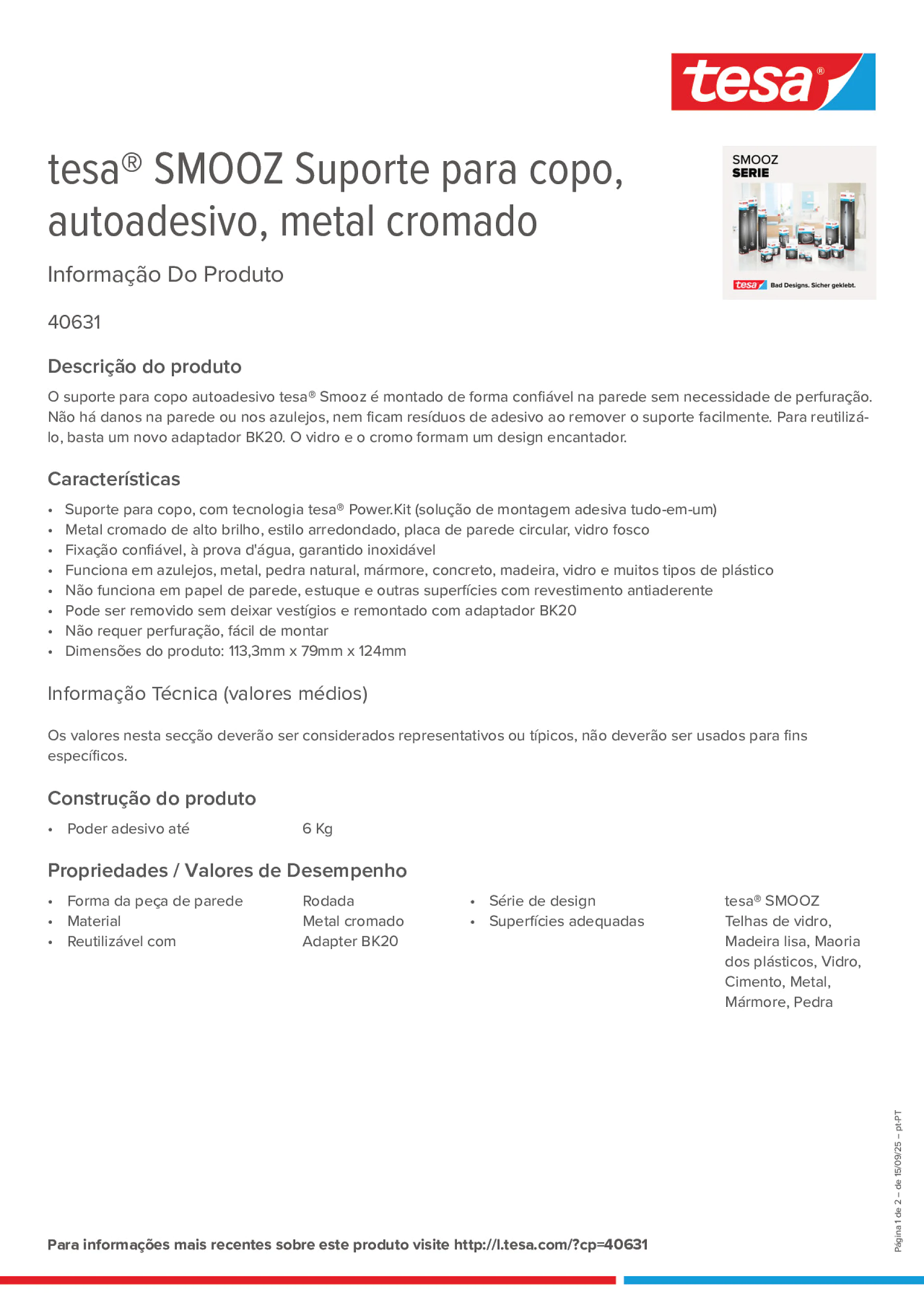 Product information_tesa® 40631_pt-PT