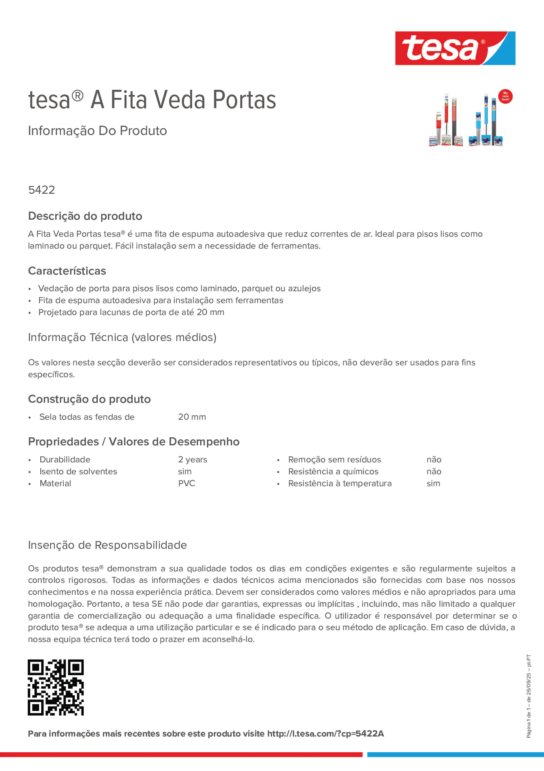 Product information_tesa® 05422_pt-PT