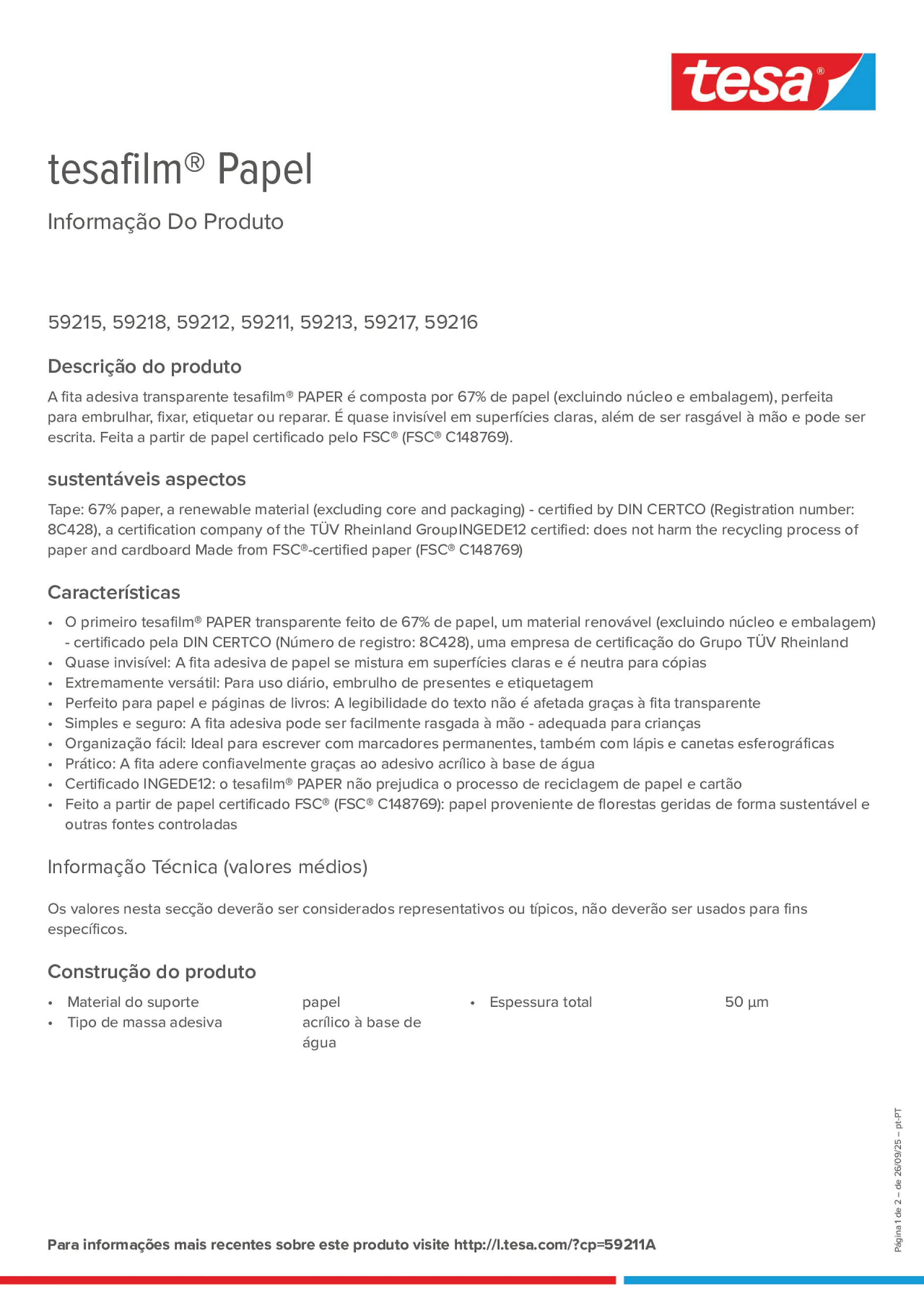 Product information_tesafilm® 59215_pt-PT
