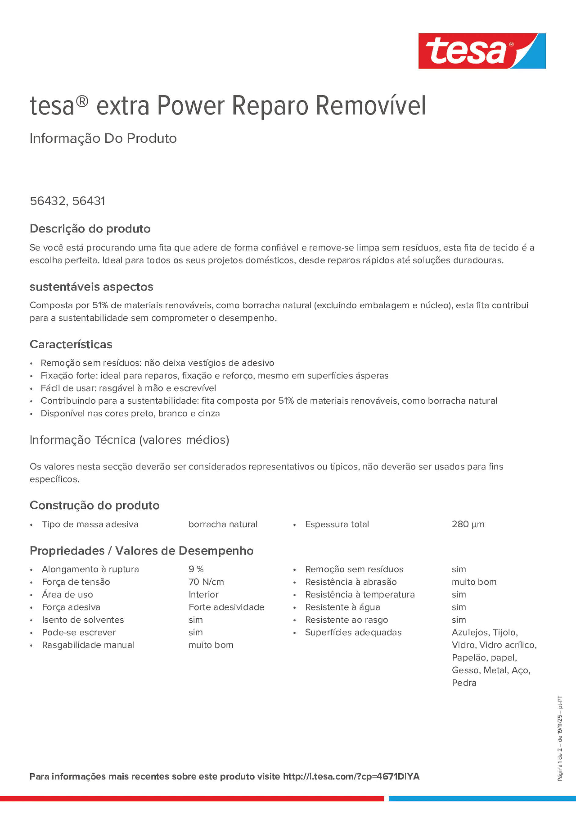Product information_tesa® extra Power 56432_pt-PT
