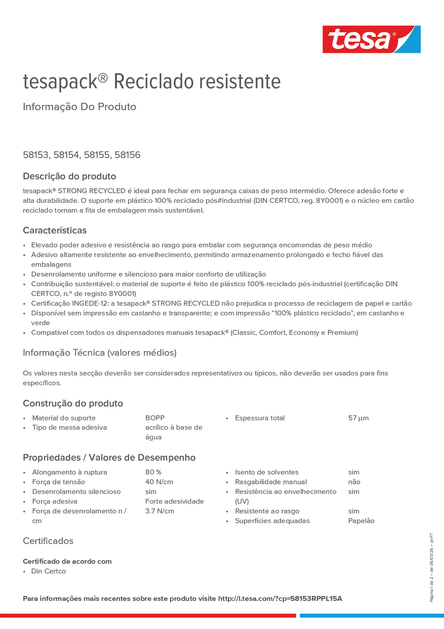 Product information_tesapack® 58153RPPL15A_pt-PT