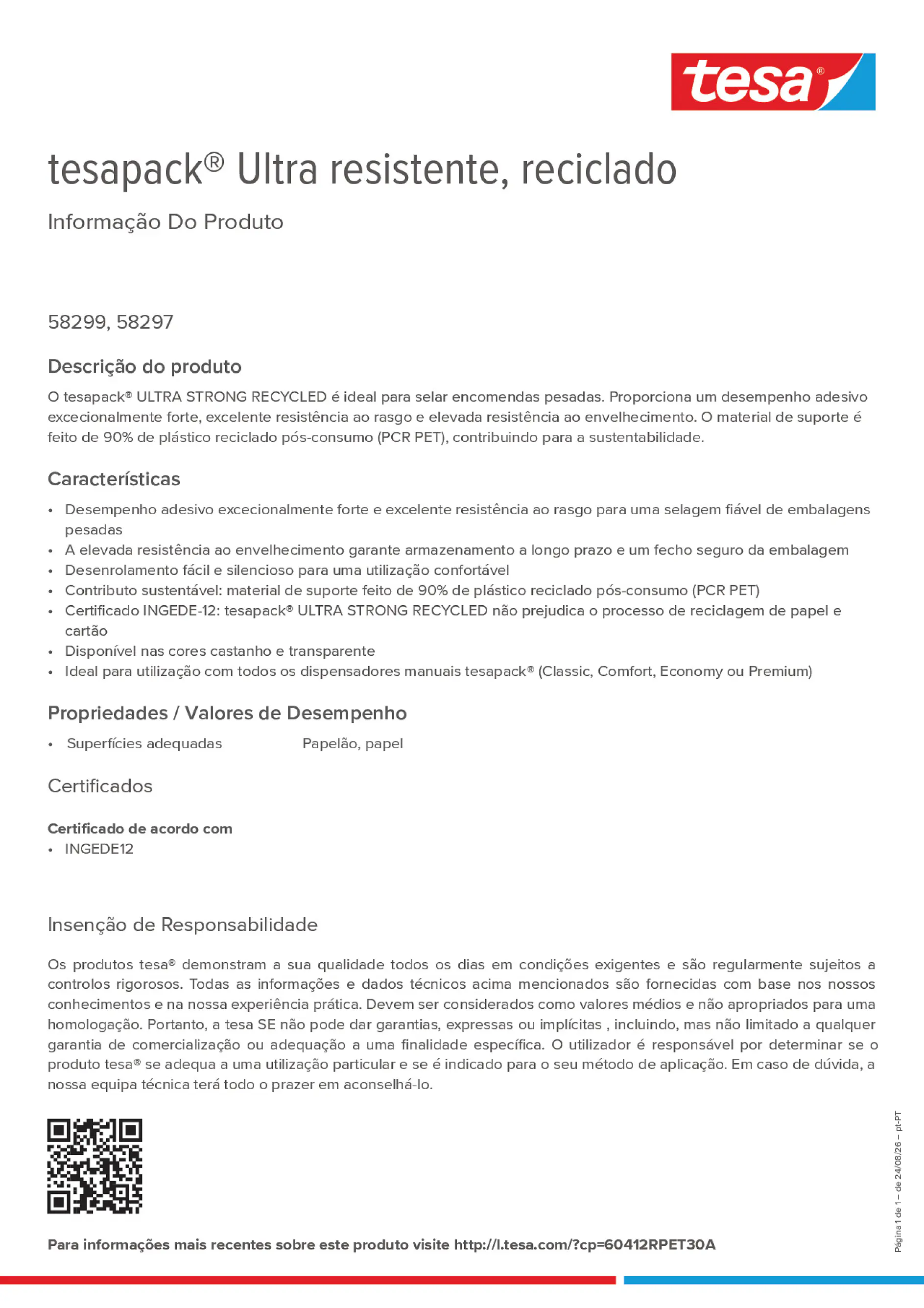 Product information_tesapack® 60412RPET30A_pt-PT
