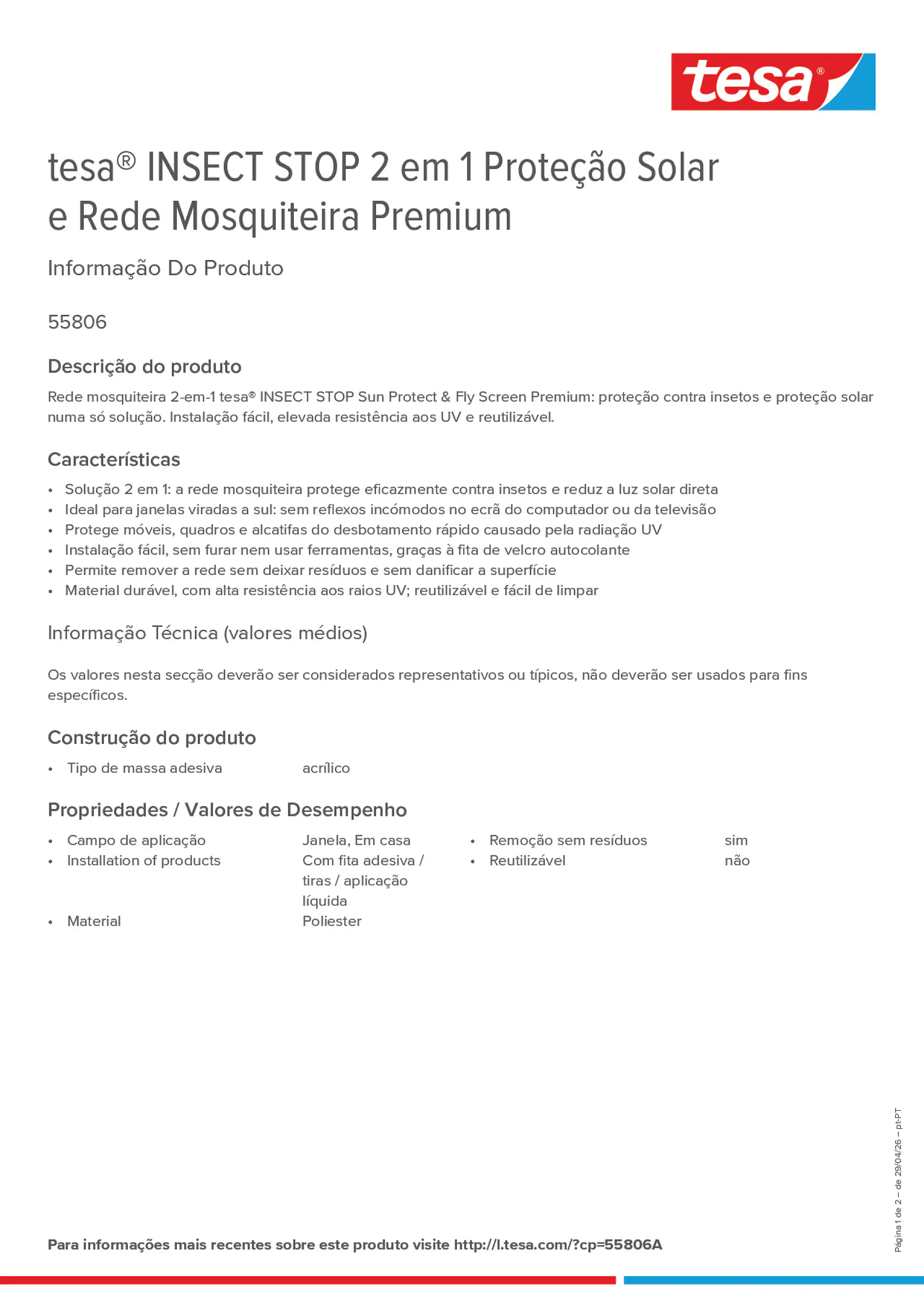 Product information_tesa® 55806A_pt-PT