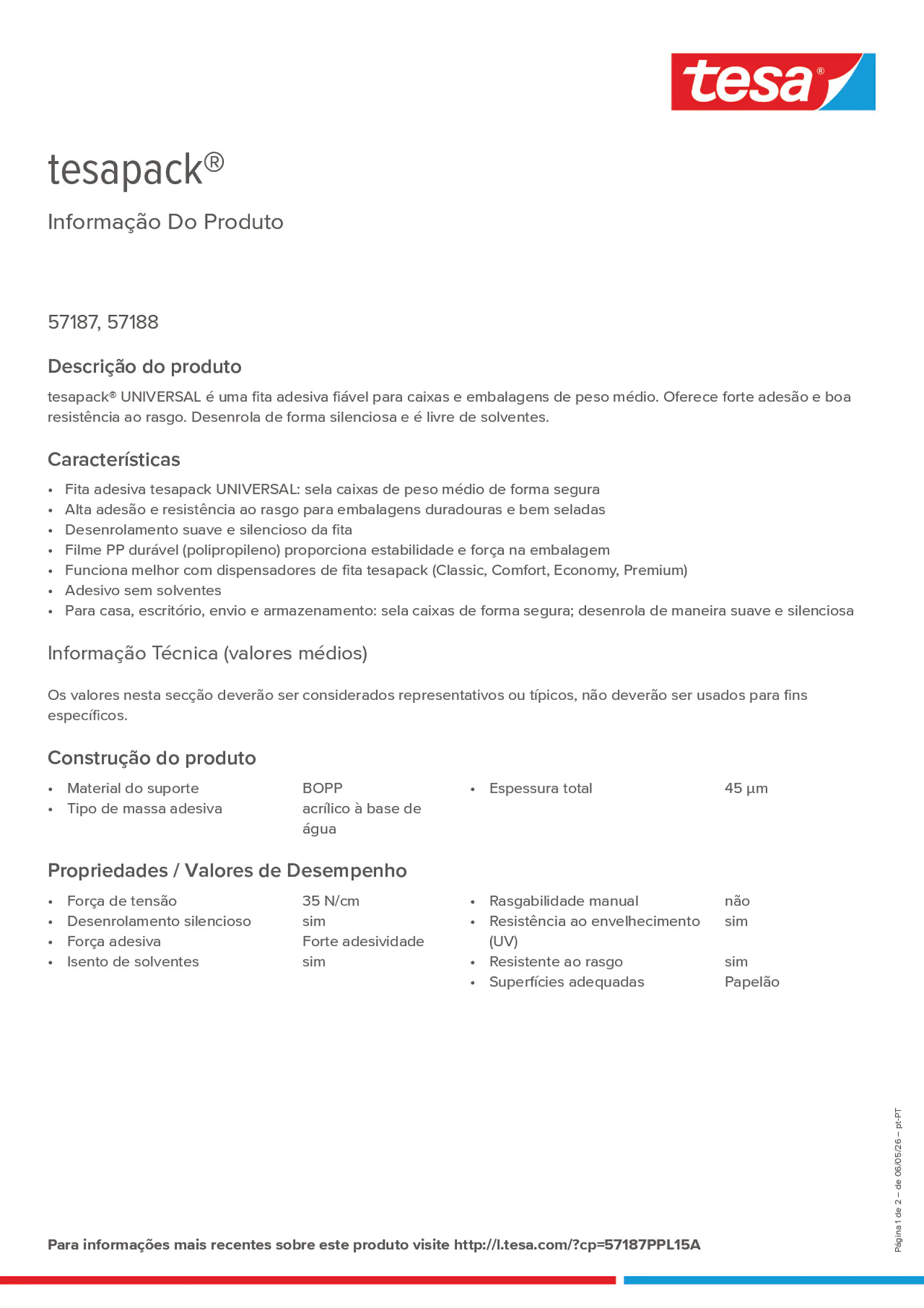 Product information_tesapack® 57187PPL15A_pt-PT