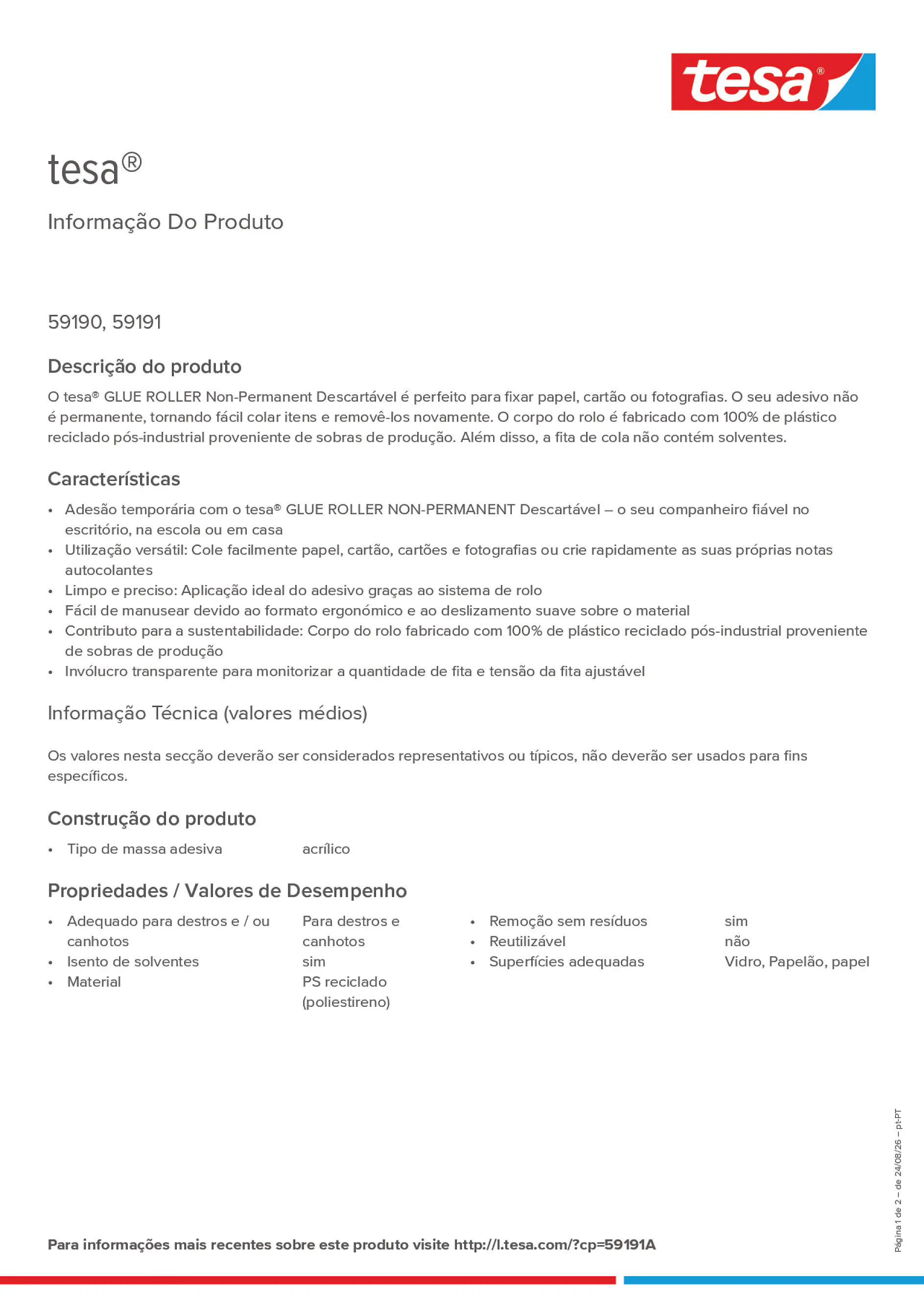 Product information_tesa® 59191A_pt-PT