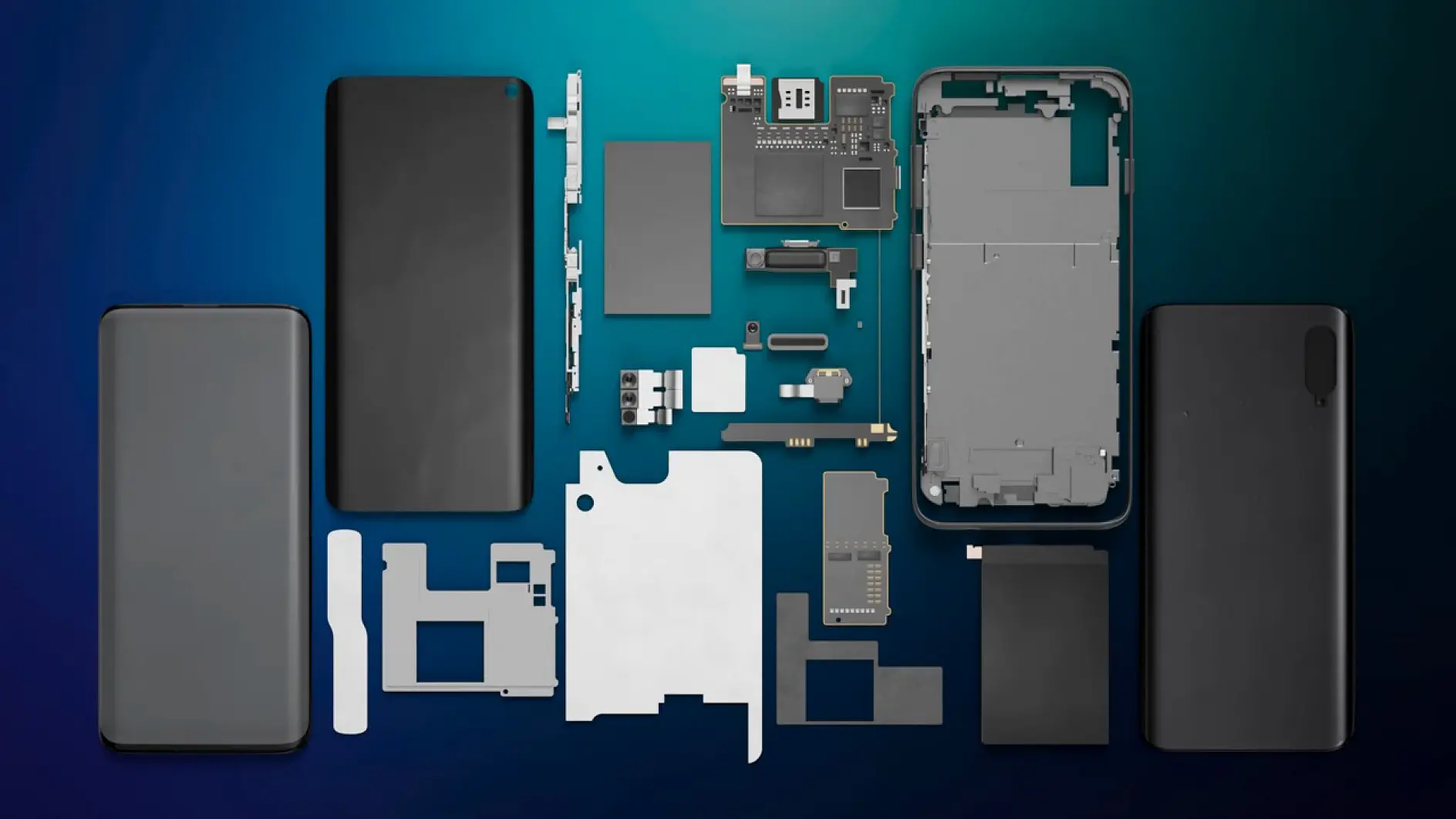 Componente interne ale unui smartphone