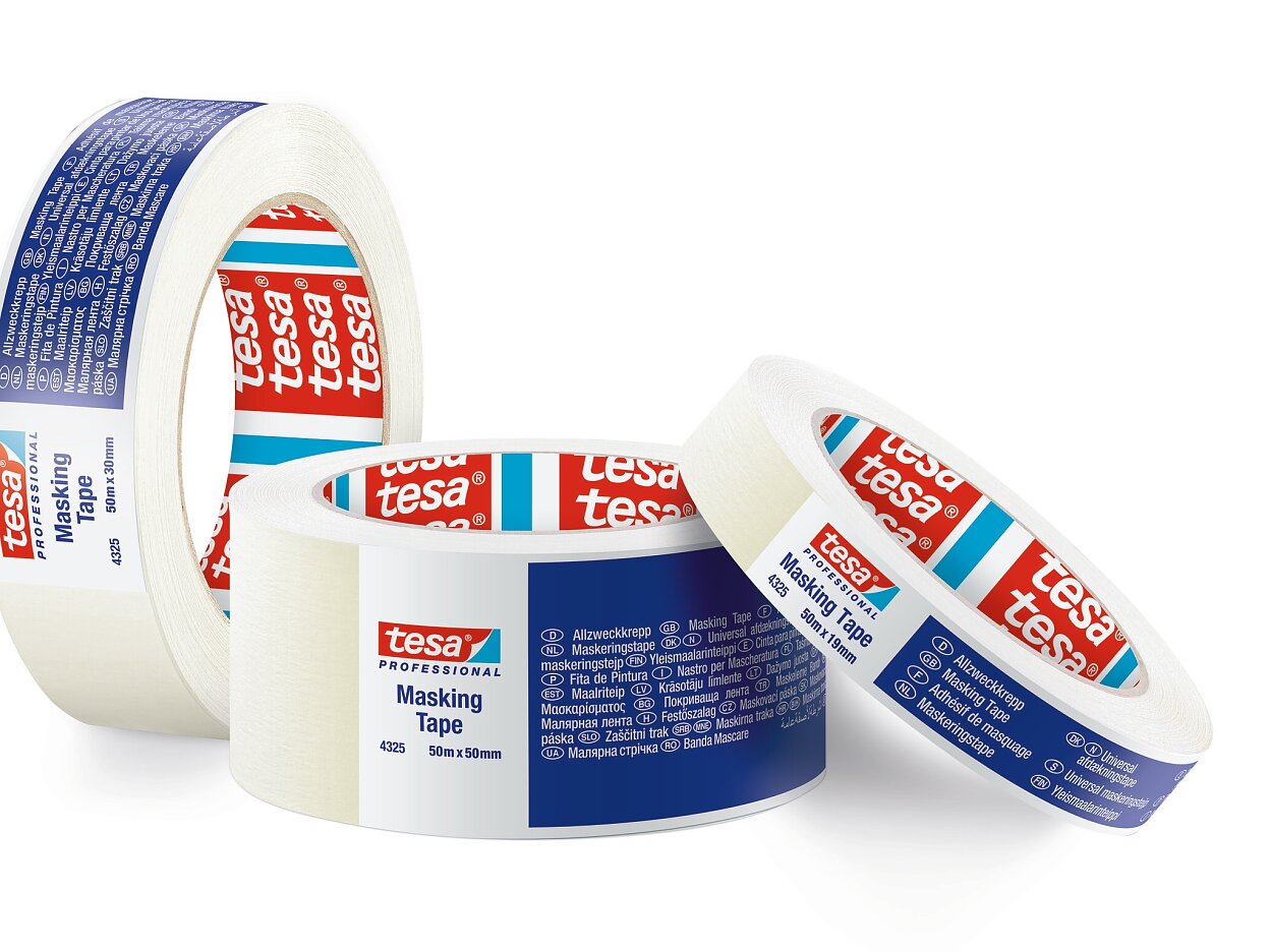 [en-en] tesa professional masking tape 50mx30mm, 50mx38mm, 50mx50mm, LI490