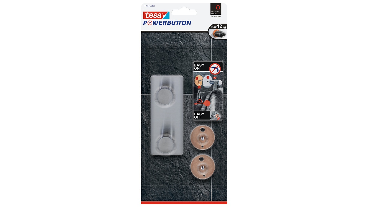 [en-en] Powerbutton Classic hook double metal