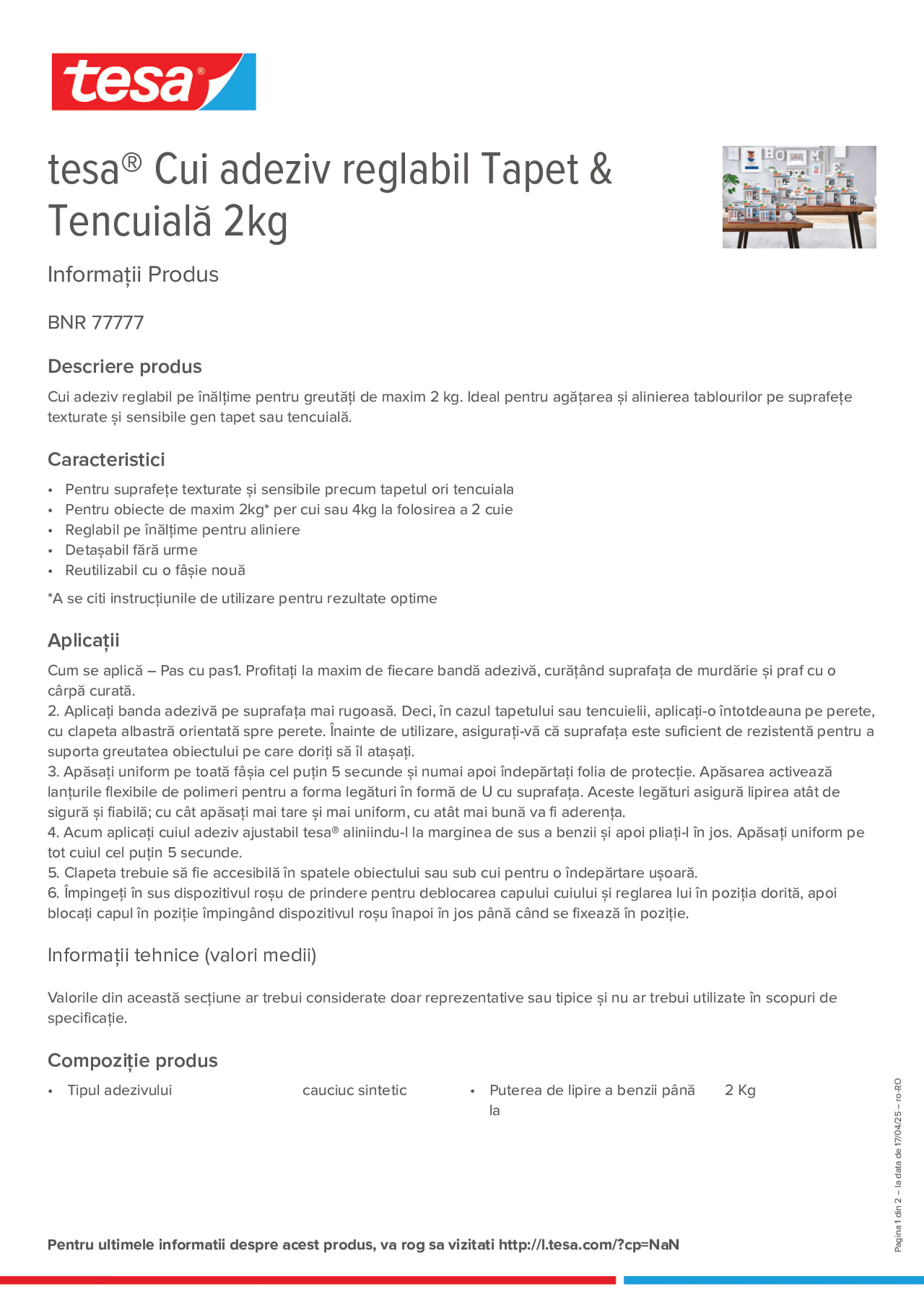 Product information_tesa® 77777_ro-RO