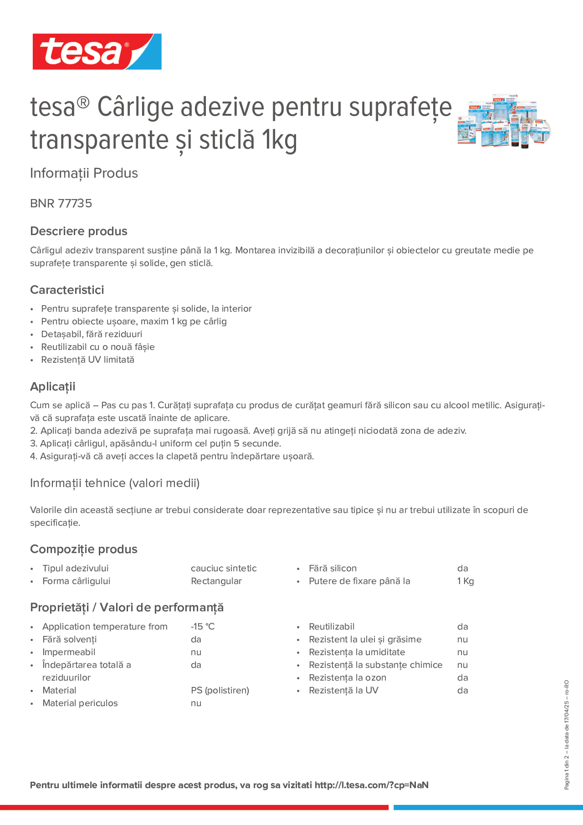 Product information_tesa® 77735_ro-RO