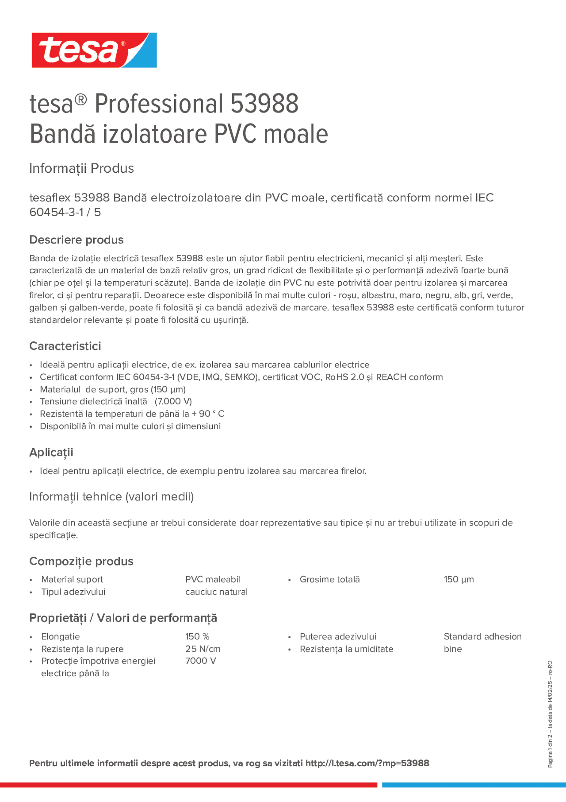 Product information_tesa® Professional 53988_ro-RO