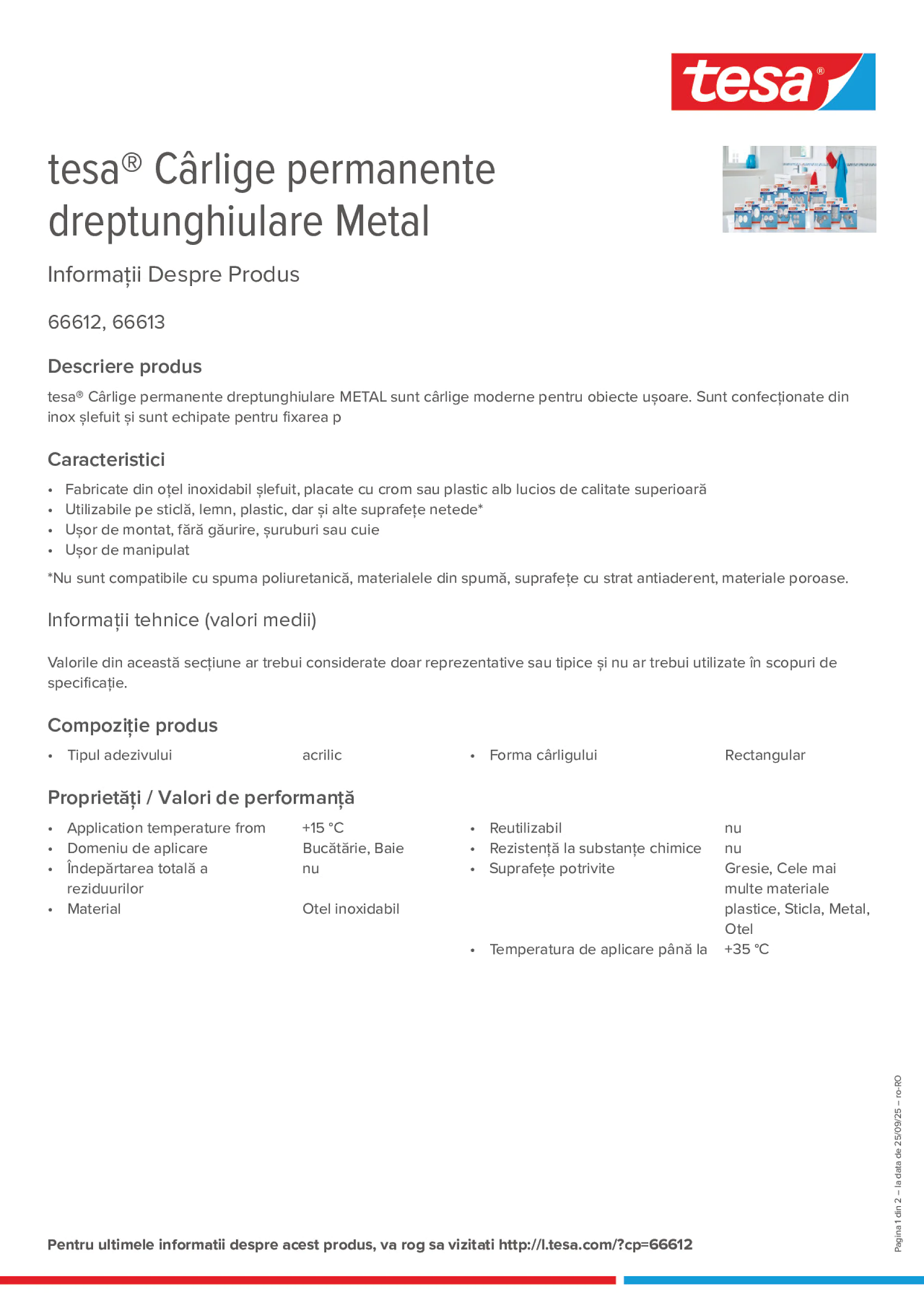 Product information_tesa® 66612_ro-RO