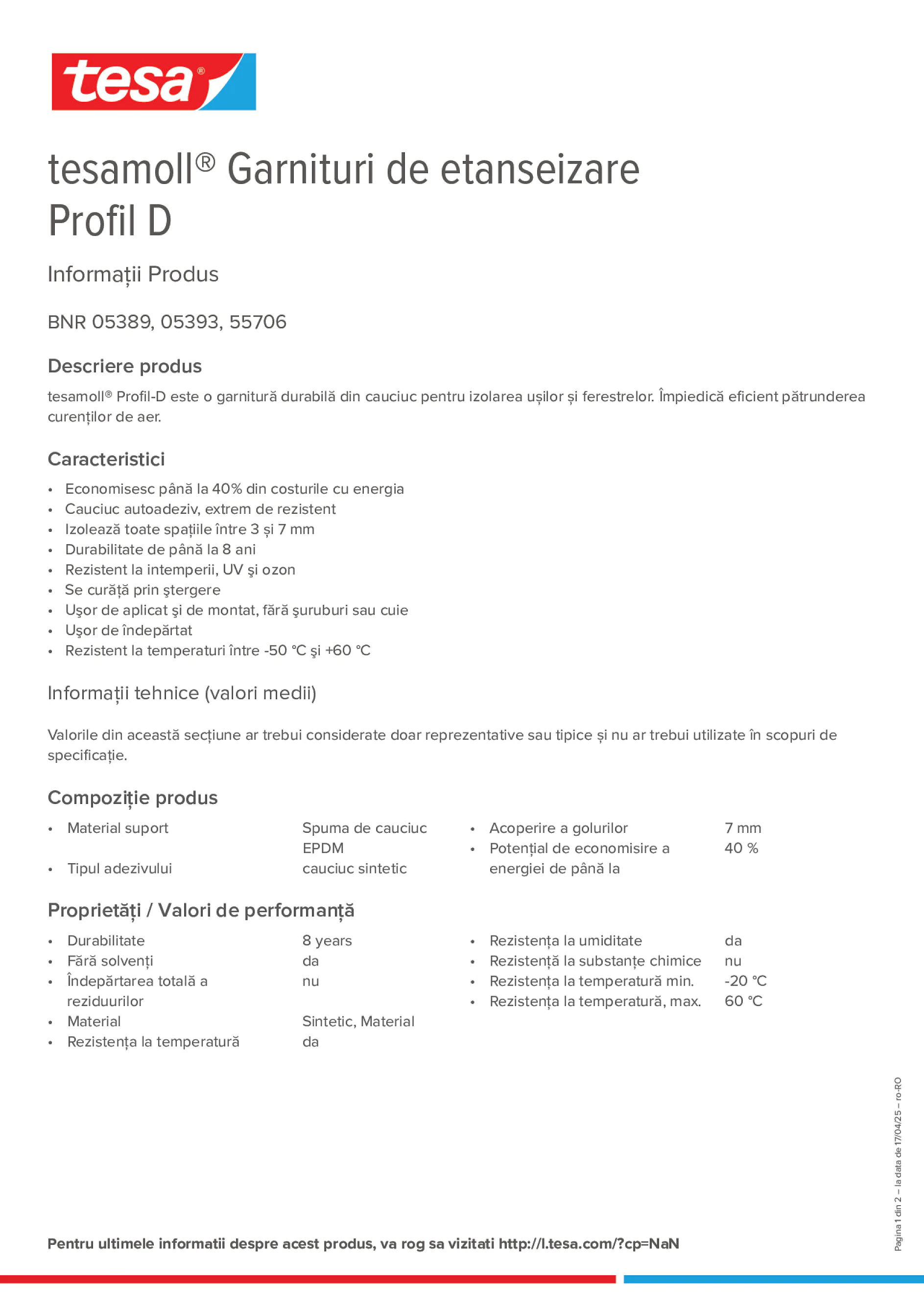 Product information_tesamoll® 5393_ro-RO